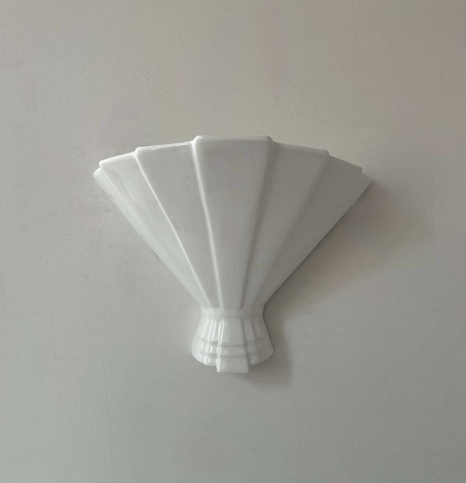 Page 1 Of 7 Vintage White Porcelain Wall Lamp, France, 1960 photo furniture