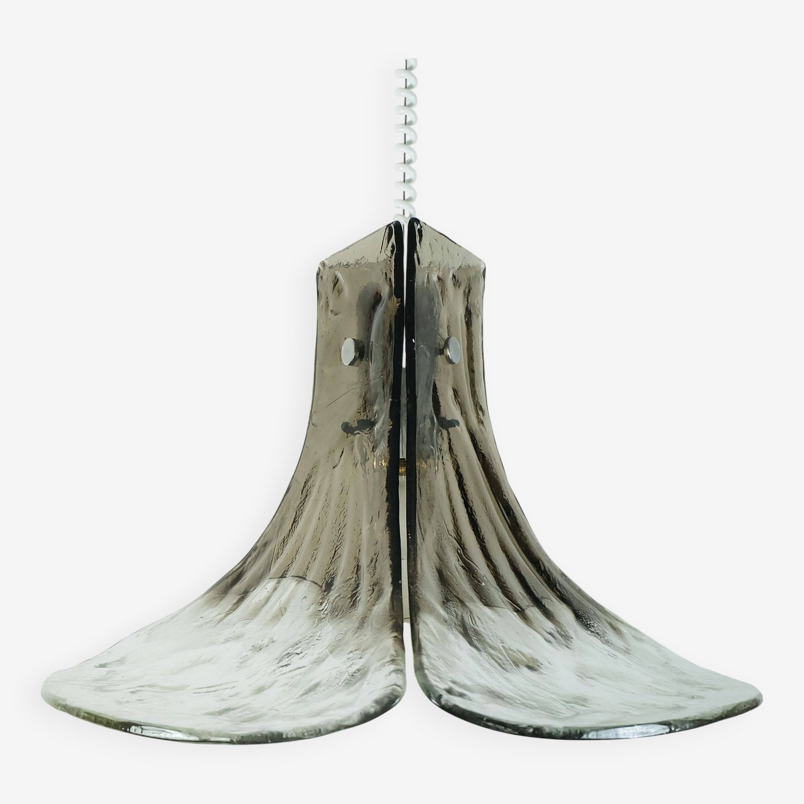 Kalmar Franken Mid Century Chandelier Ice Glass