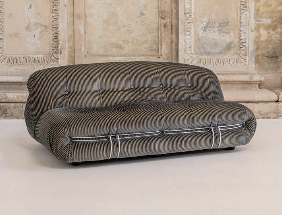 Two Seats Sofa Designed By Afra And Tobias Scarpa For Cassina In 1960 1979