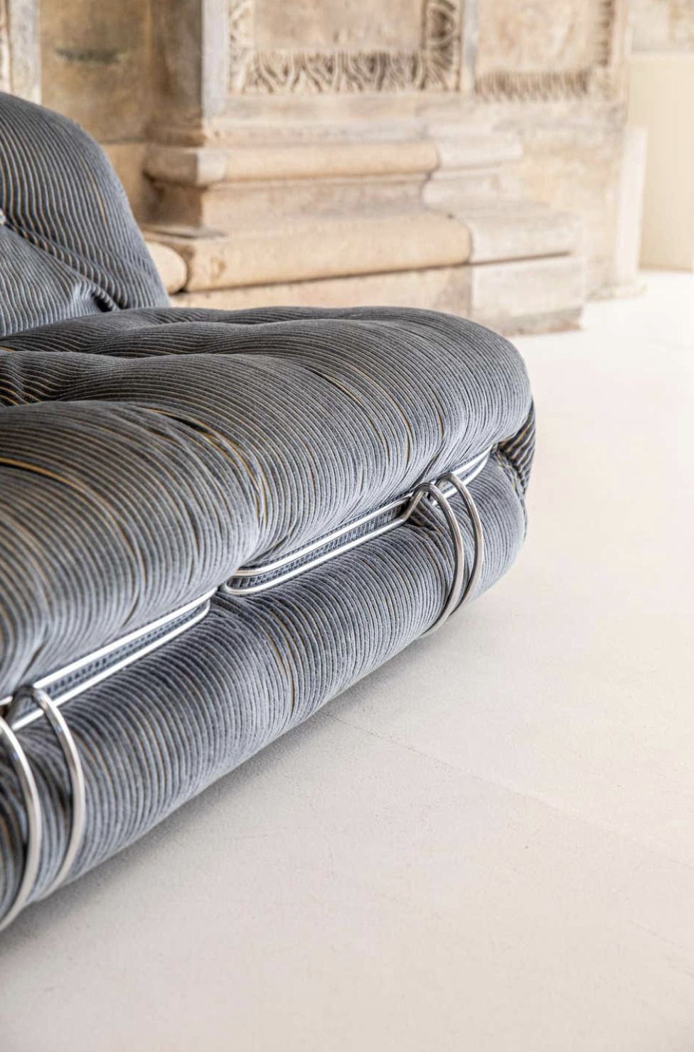 Two Seats Sofa Designed By Afra And Tobias Scarpa For Cassina In 1960 1979 photo for sale