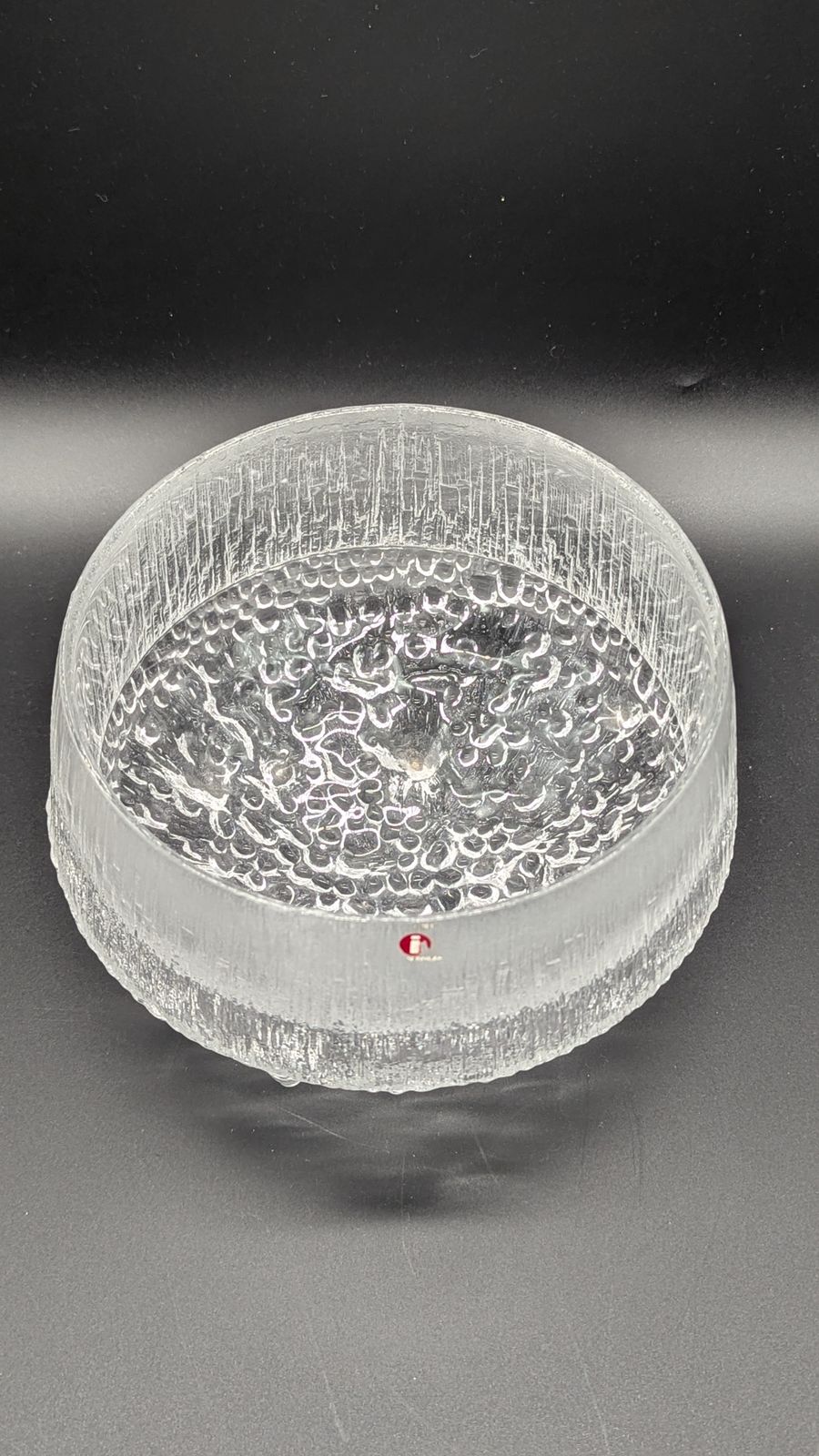 Iconic Finnish Mid Century Iittala Ultima Thule Glass Bowl By Tapio Wirkkala 1970s photo Home Decor