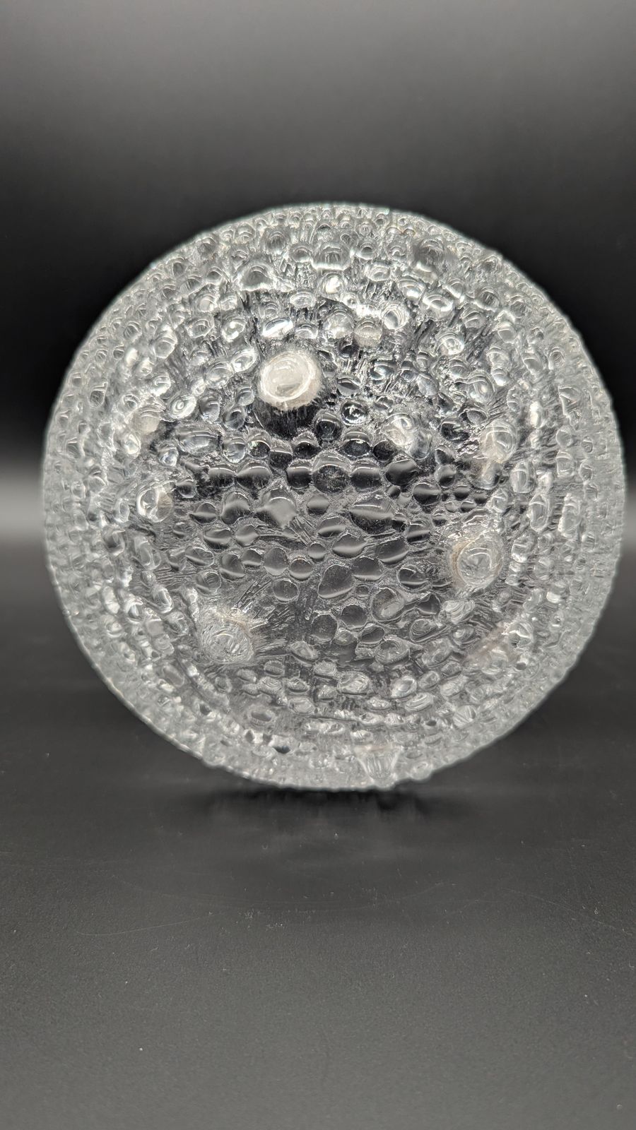 Iconic Finnish Mid Century Iittala Ultima Thule Glass Bowl By Tapio Wirkkala 1970s photo vintage