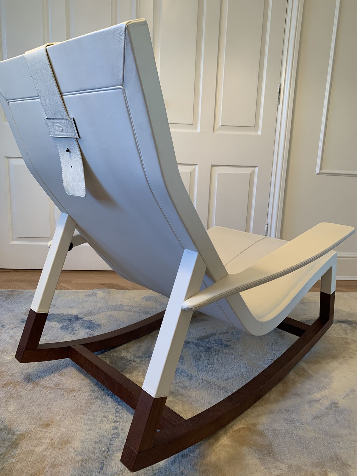 Rocking Armchair Don’do By Jean Marie Massaud For Poltrona Frau photo Furniture