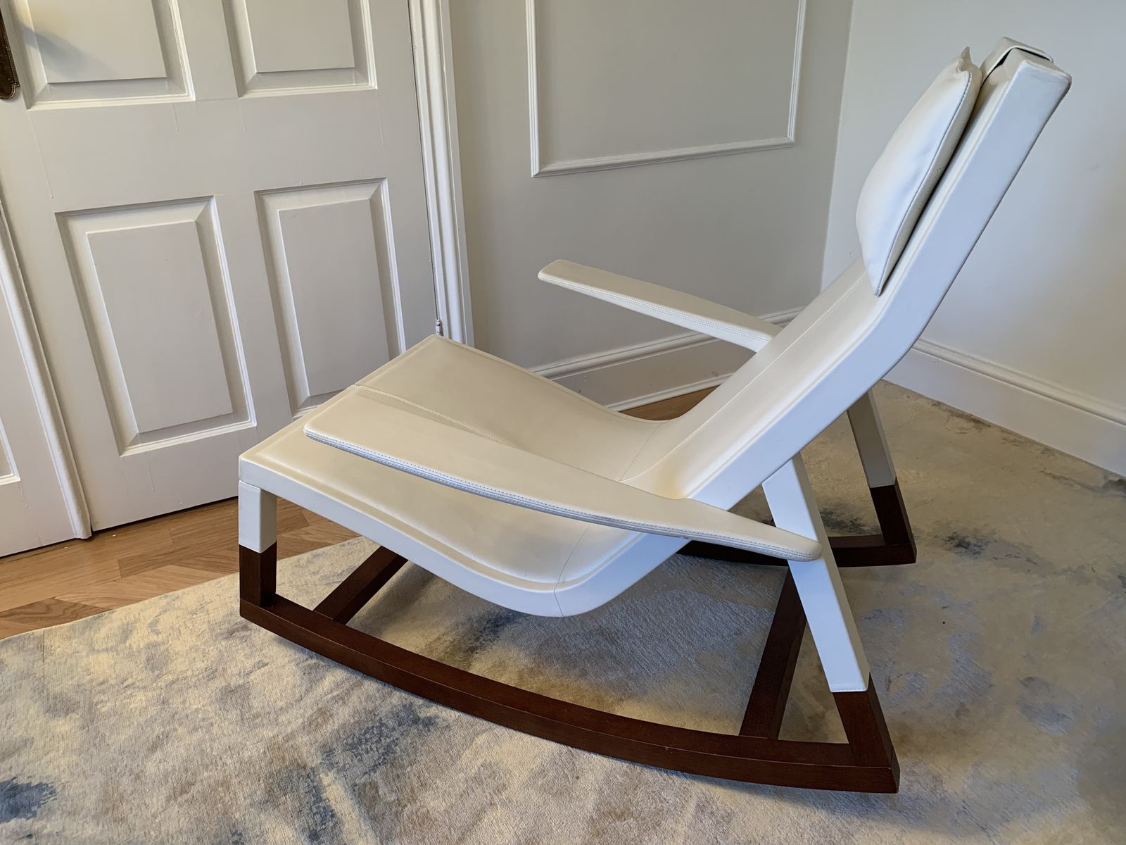 Rocking Armchair Don’do By Jean Marie Massaud For Poltrona Frau photo 1000.0