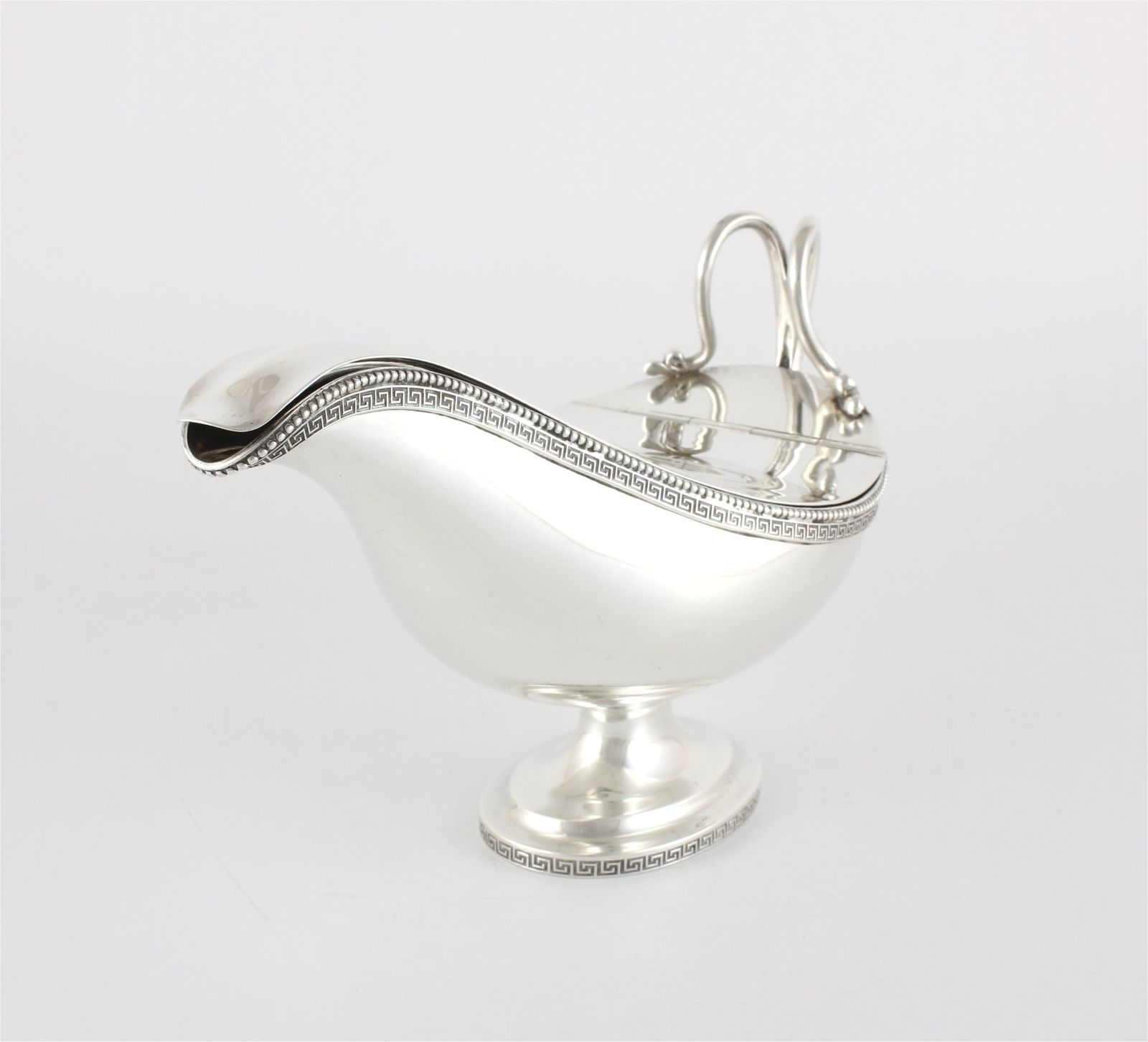 Sterling Silver Tiffany & Co Lidded Gravy Sauce Boat. Jc Moore. C1858. photo 1870.0