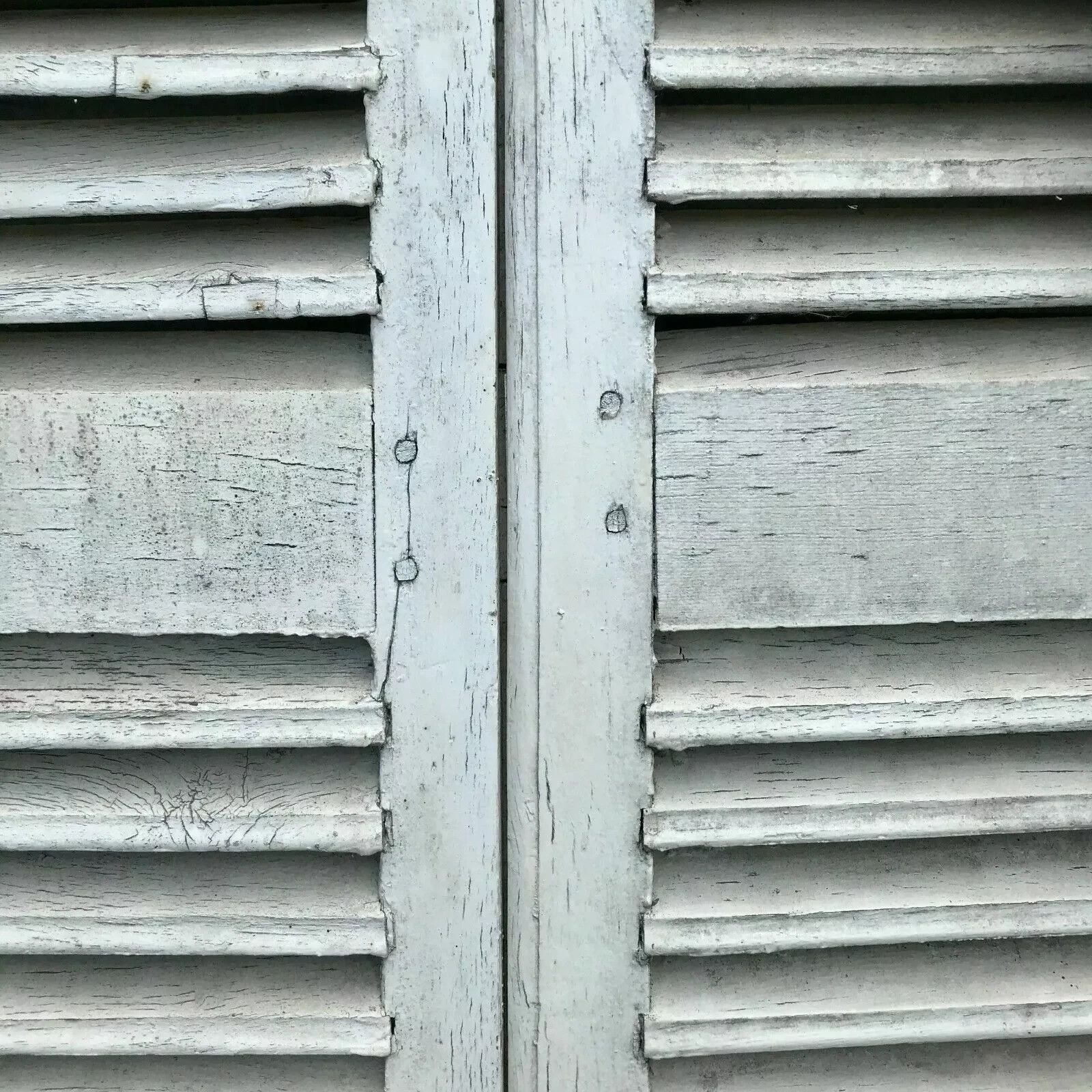 Suite Of 2 Pairs Solid Oak Shutters 19th Century photo Furniture