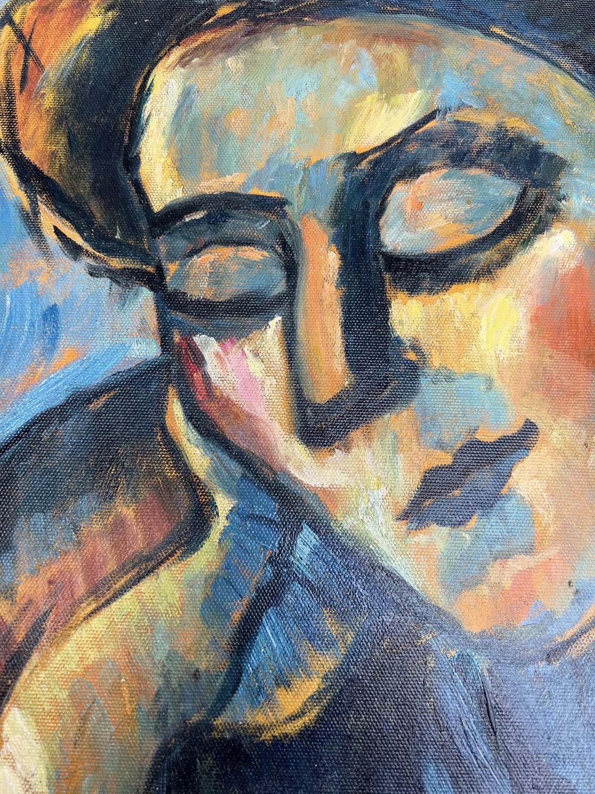 André Lhote Portrait De Femme (Portrait Of A Woman) Oil Painting On Board photo buy