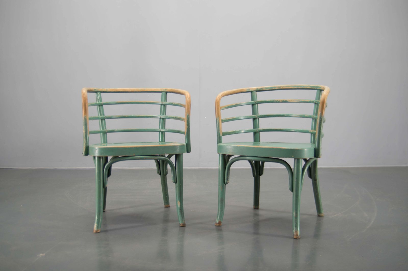 Rare Set Of Two Bauhaus Armchairs B 246 By Josef Frank For Thonet, 1930s photo for sale