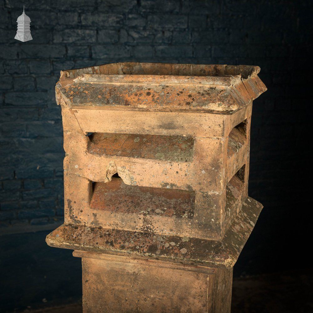 Square Vented Chimney Pot, 1.5 M Tall photo for sale