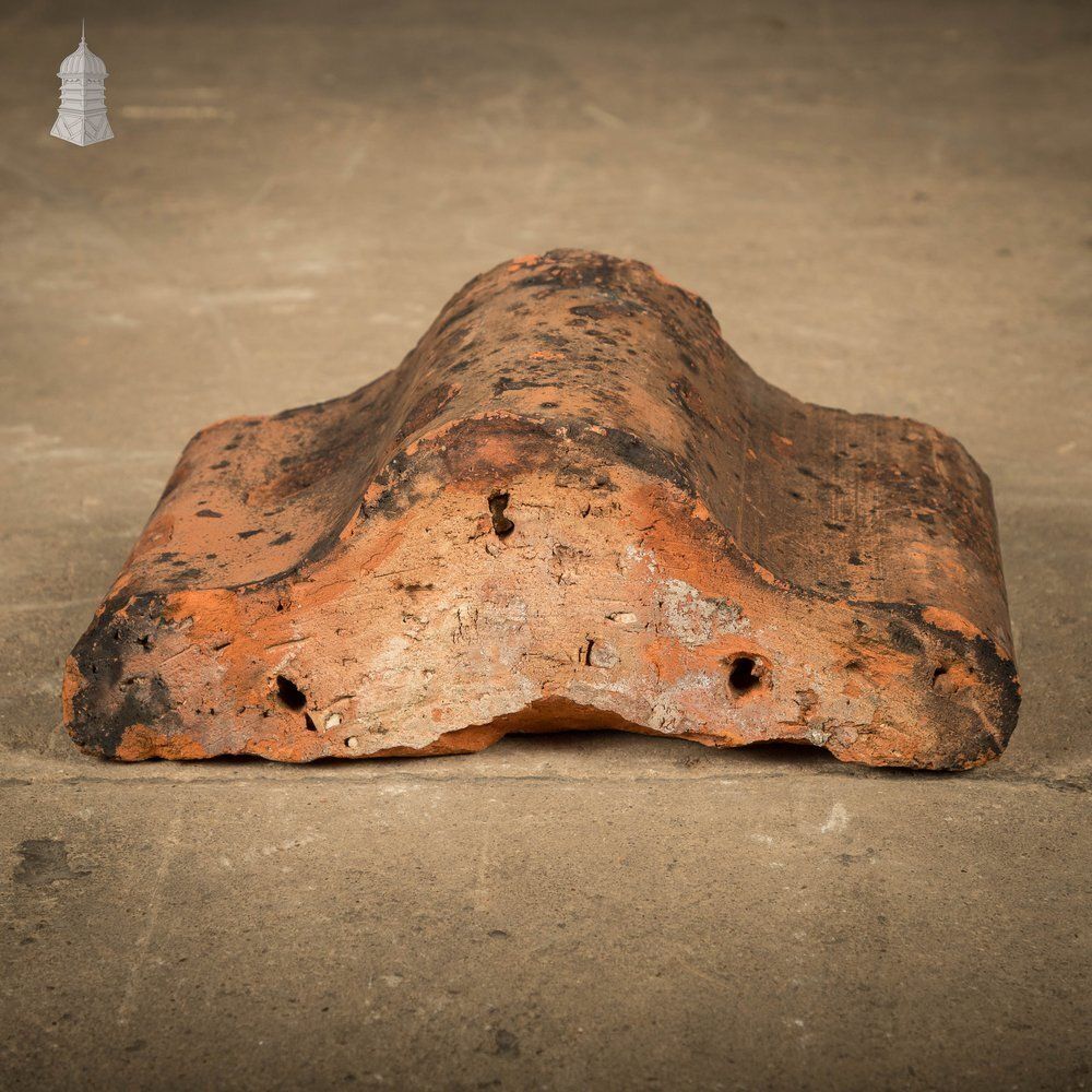Home Fixtures Bishops Hat Copings, Reclaimed Red   A Run Of 4 Metres photo