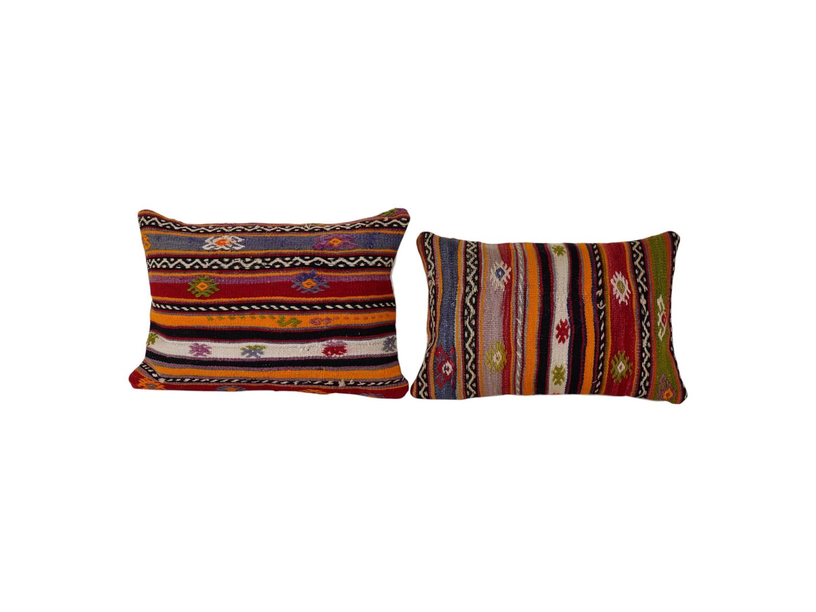 Striped Turkish Kilim Pillow, Boho Accent Pillow, Tribal Couch Pillow, Kilim Cushion Cover, Home Decorhome Decor