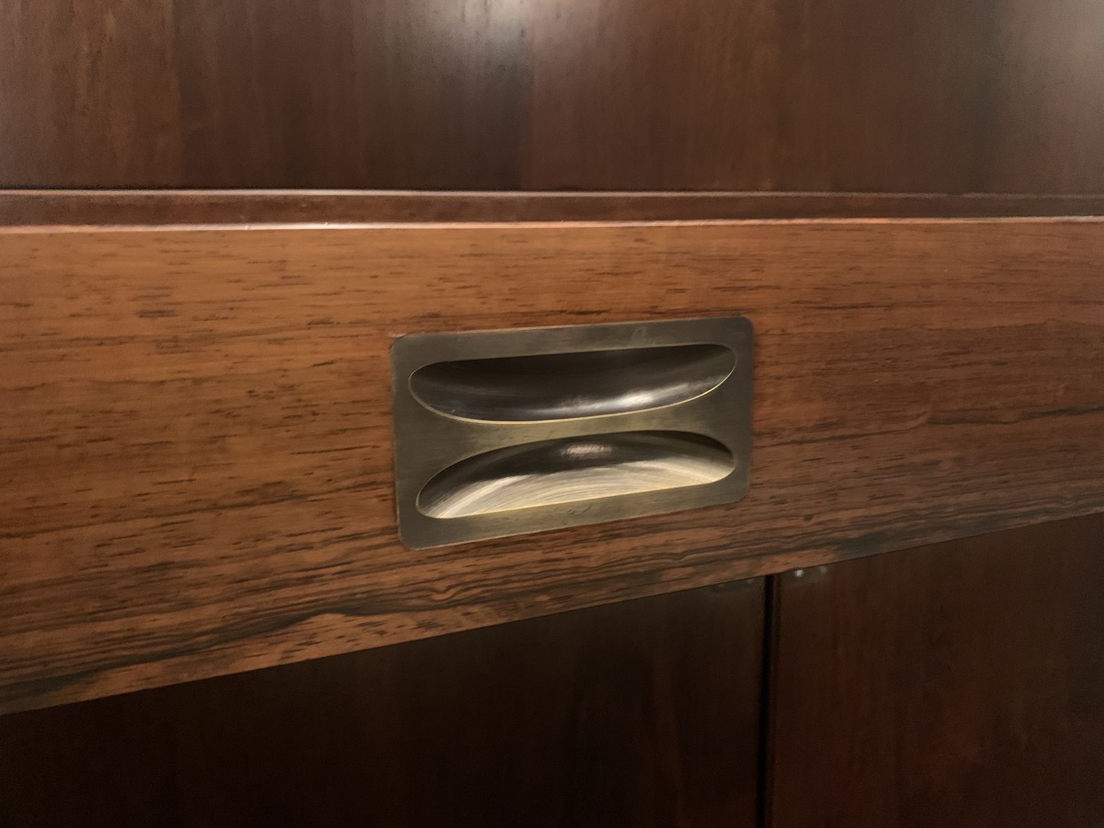 9375.0 Stildomus, Bar/Cabinet In Rosewood With Metal Details, Italy, 1960s photo