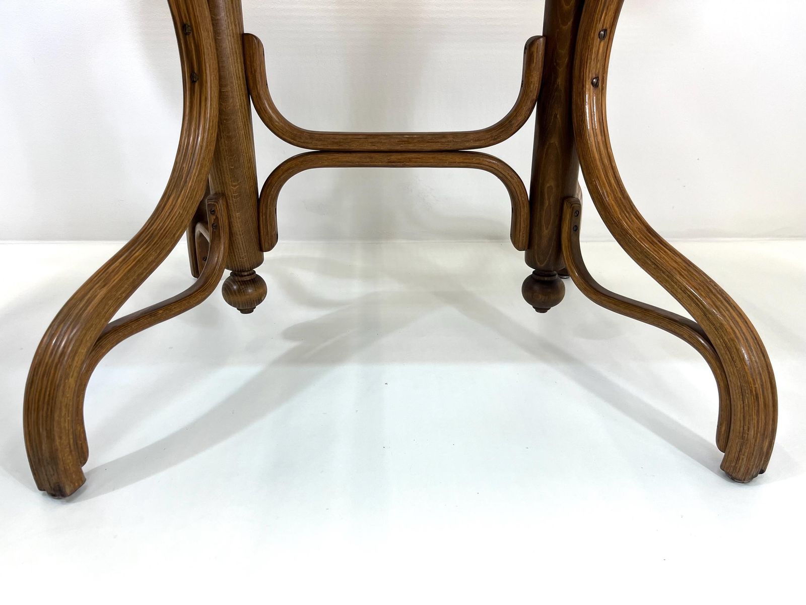 Mundus Dining Table 60s / Solid Wood And Cane Top / Rare Vintage Dining Table / Mcm Dining Table photo buy
