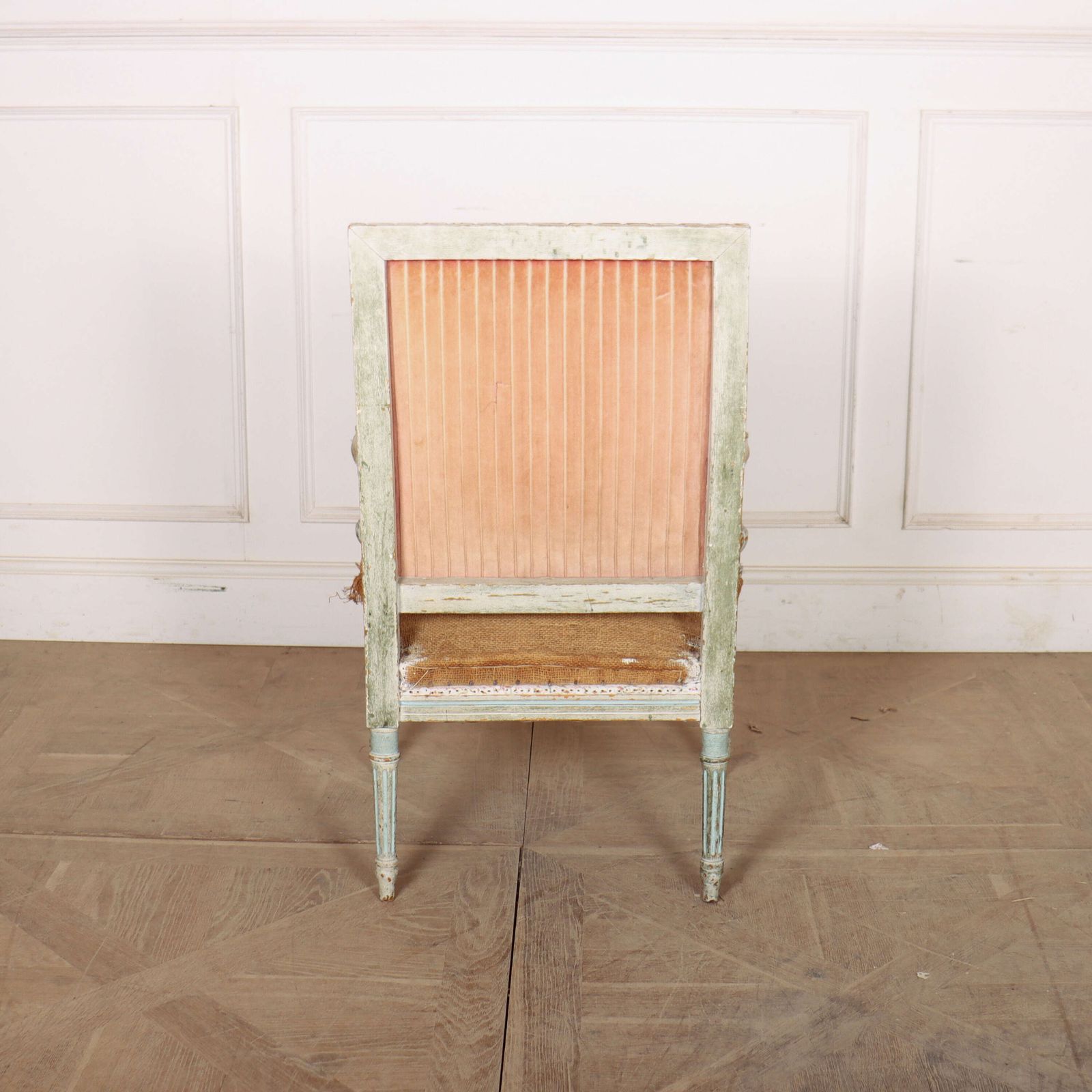 photo furniture Pair Of Original Painted French Fauteuils