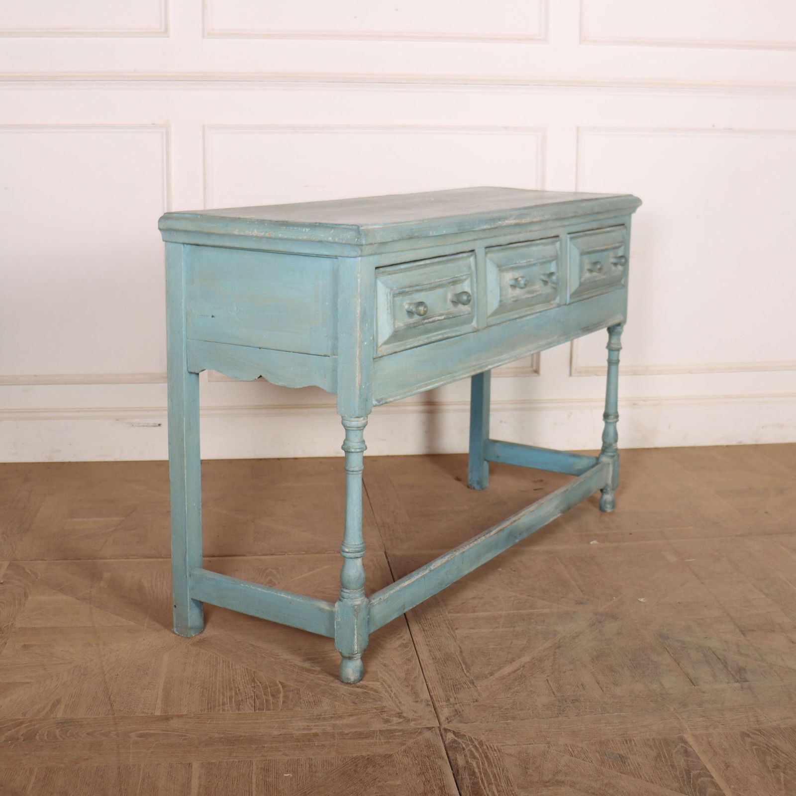 English Three Drawer Dresser Base photo vintage