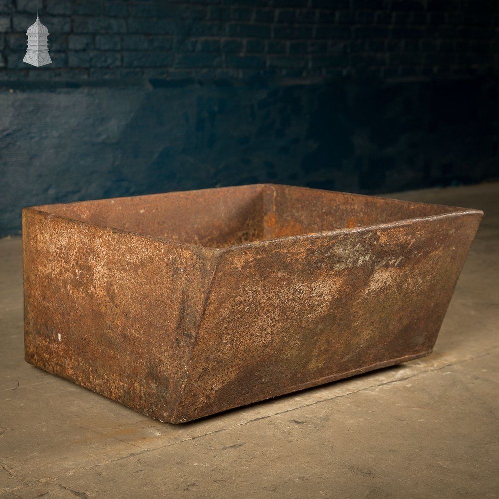 Garden Decor Iron Trough Planter photo