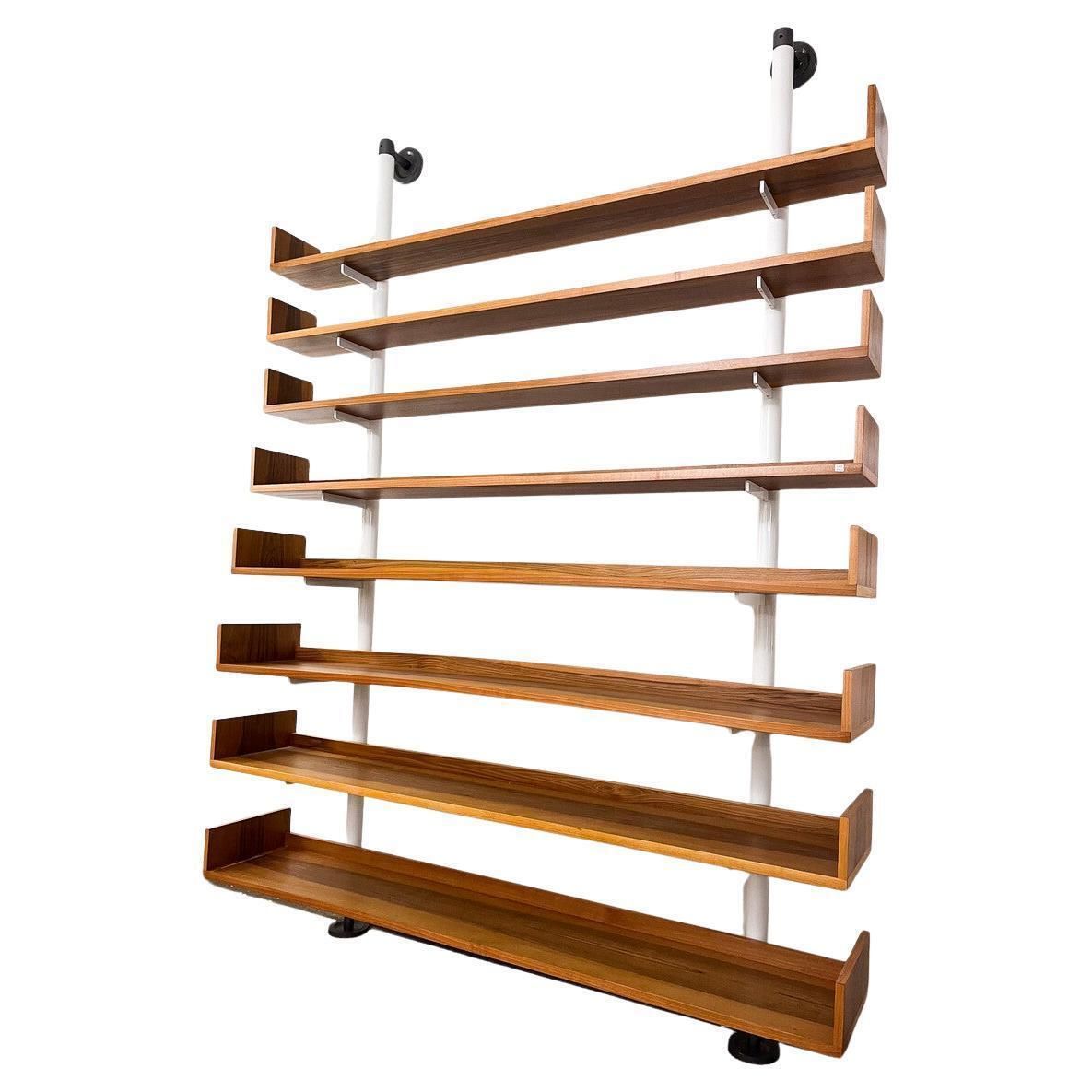 Large Bookcase Model "795" By Carlo Scarpa For Bernini, Italy, 1980s