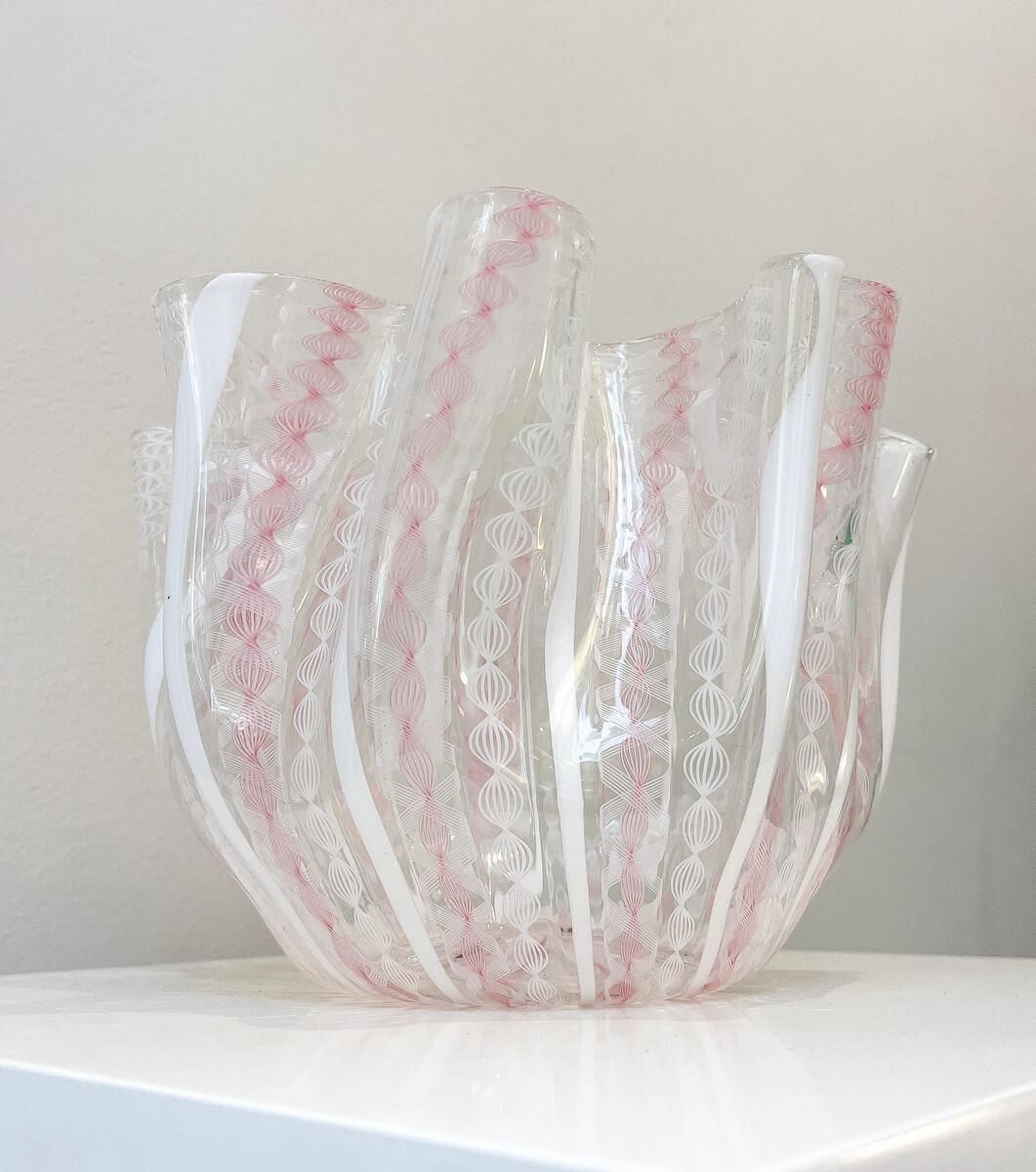Vase "Fazzoletto" By Paolo Venini For Venini, Italy, 1950s photo Home Decor