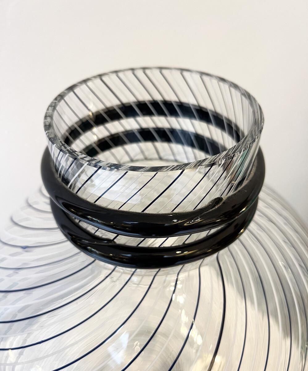 Murano Glass Vase By Fratelli Toso, 1980s photo 1252.0