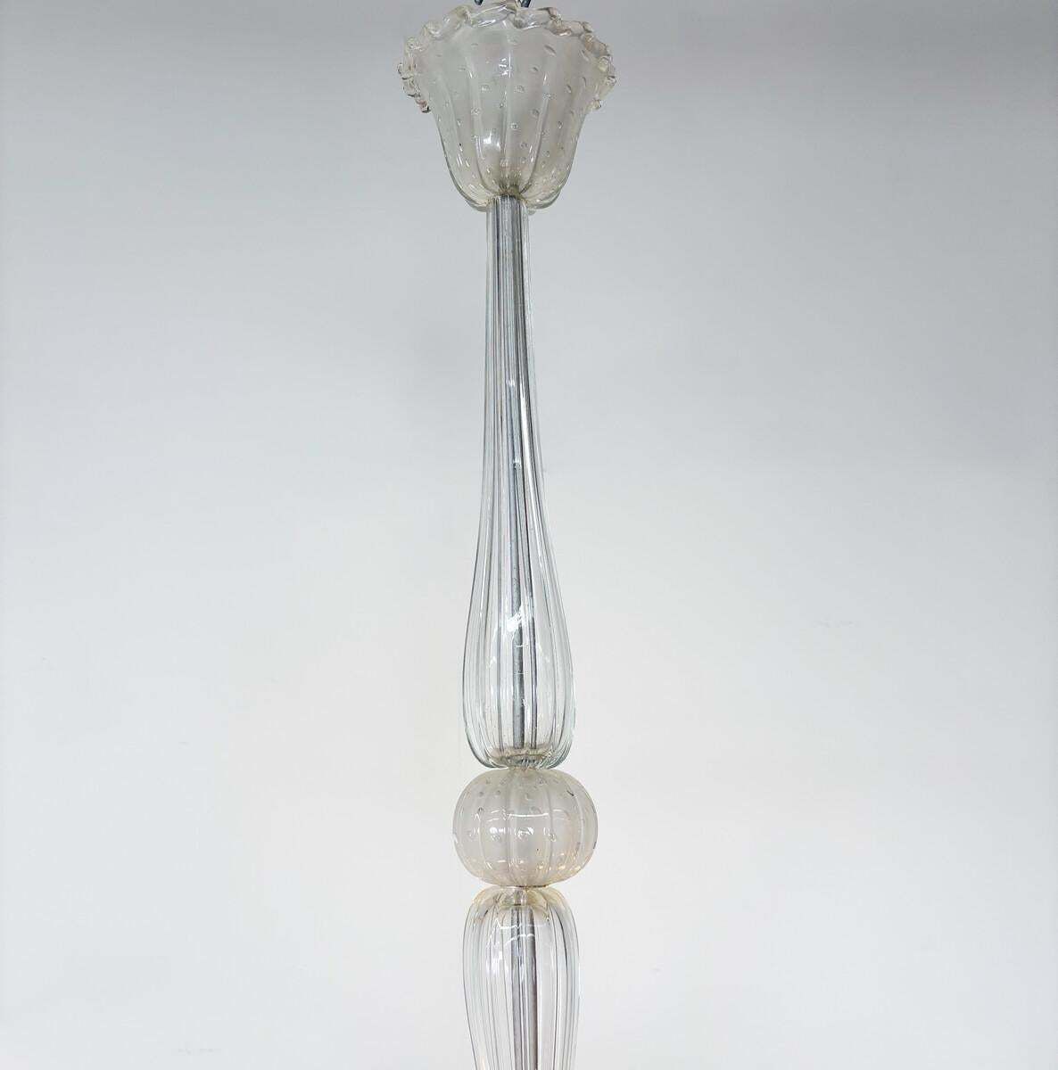 Barovier And Toso Chandelier, Murano Glass   8 Sconces photo vinterior