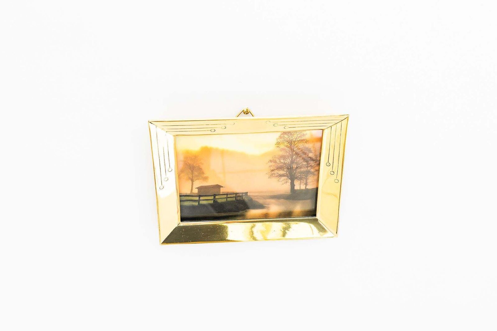 Art Deco Wall Picture Frame With Glass Vienna Around 1920s photo Home Decor