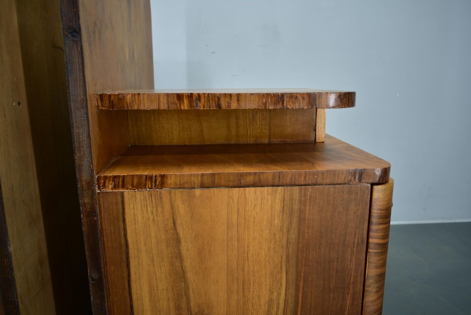 photo buy 1939s Pair Of Art Deco Bedside Tables, Czechoslovakia