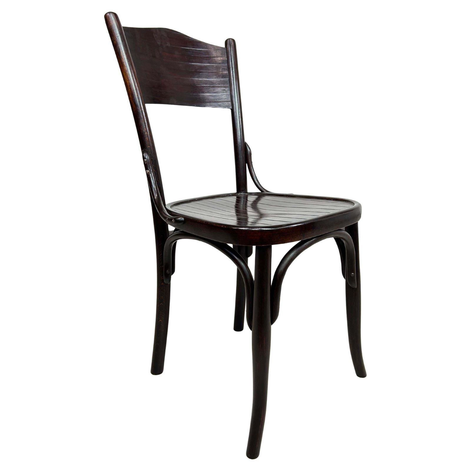 Beech Bentwood Dining Chair By Thonet Uzhhorod Czechoslovakia