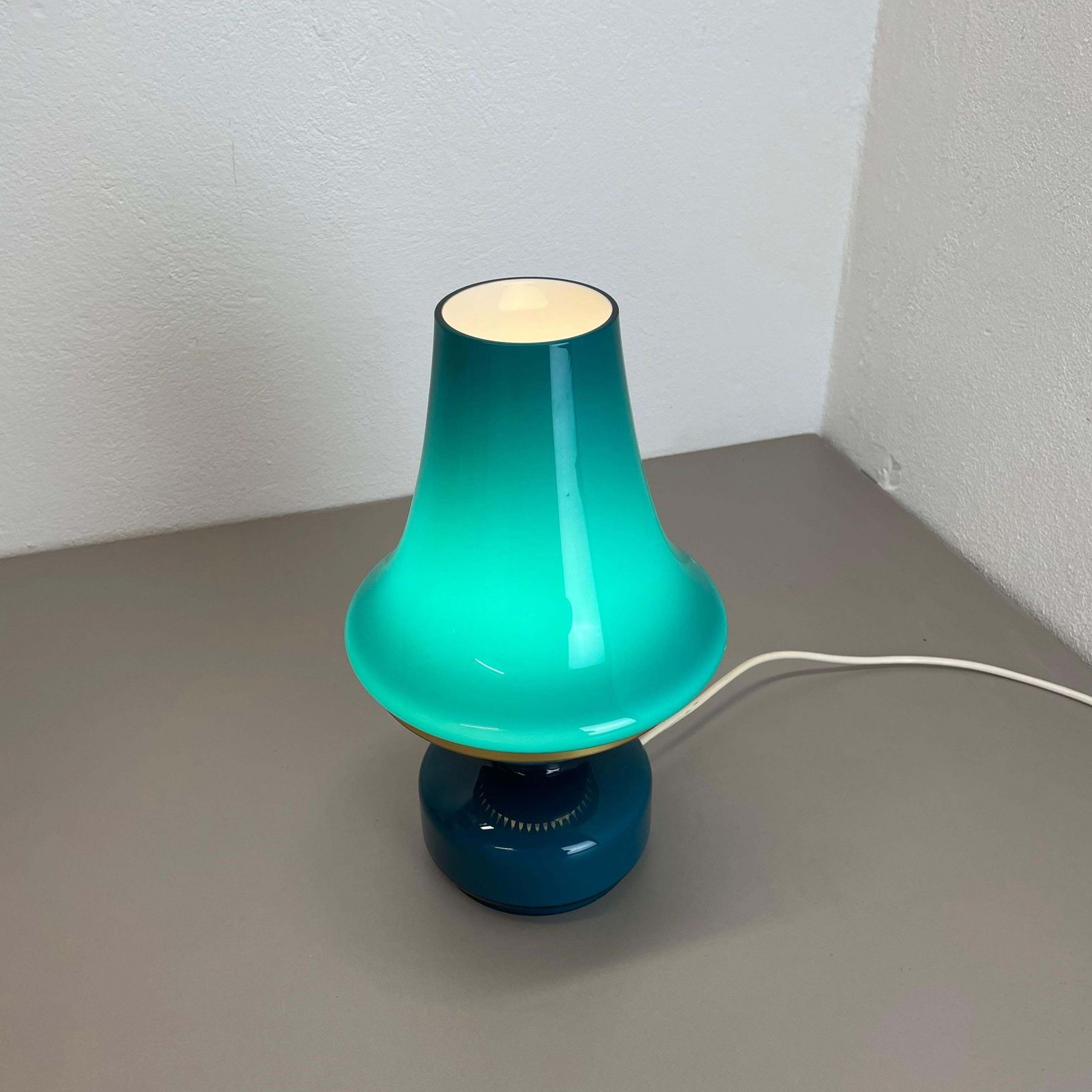 photo furniture Green Glass Desk Lamp By Hans Agne Jakobsson For Haj Ab Markaryd, Sweden 1960s