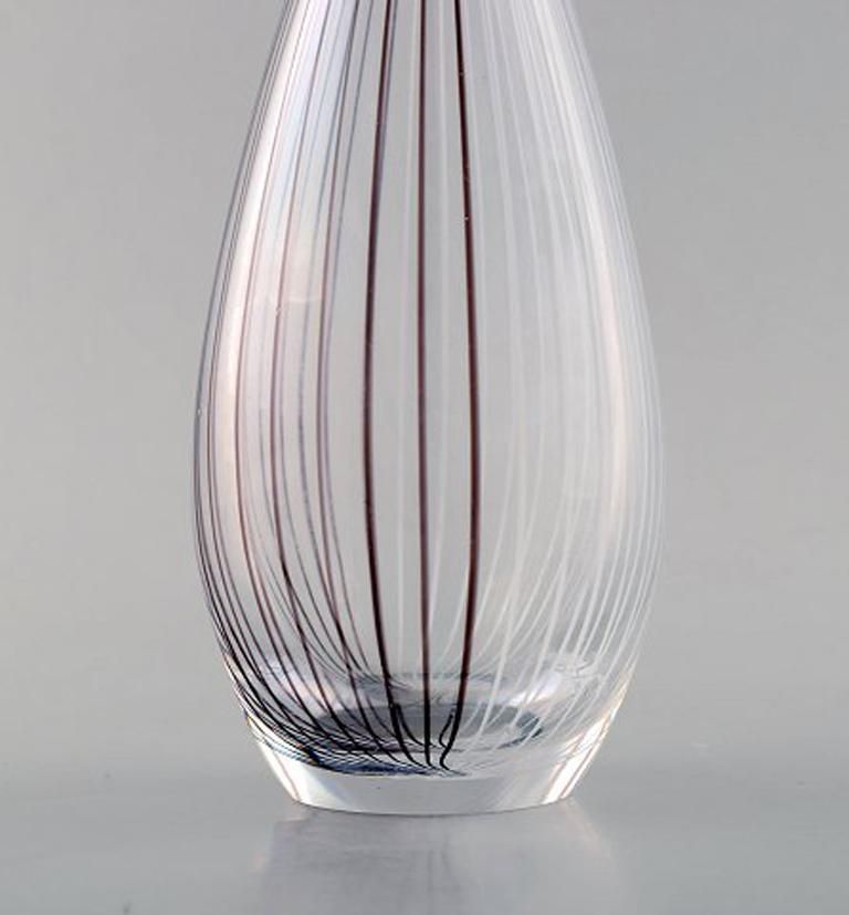 Vicke Lindstrand For Kosta Boda Glass Vase photo Home Decor