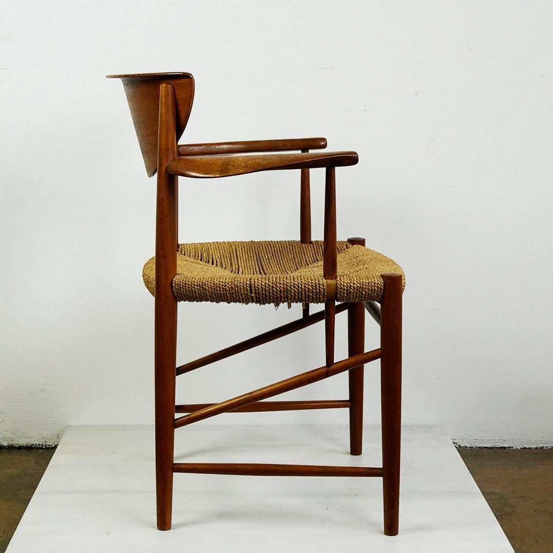 Scandinavian Modern Teak Armchair Mod. 317 By Peter Hvidt For Soborg Mobler photo 1478.0