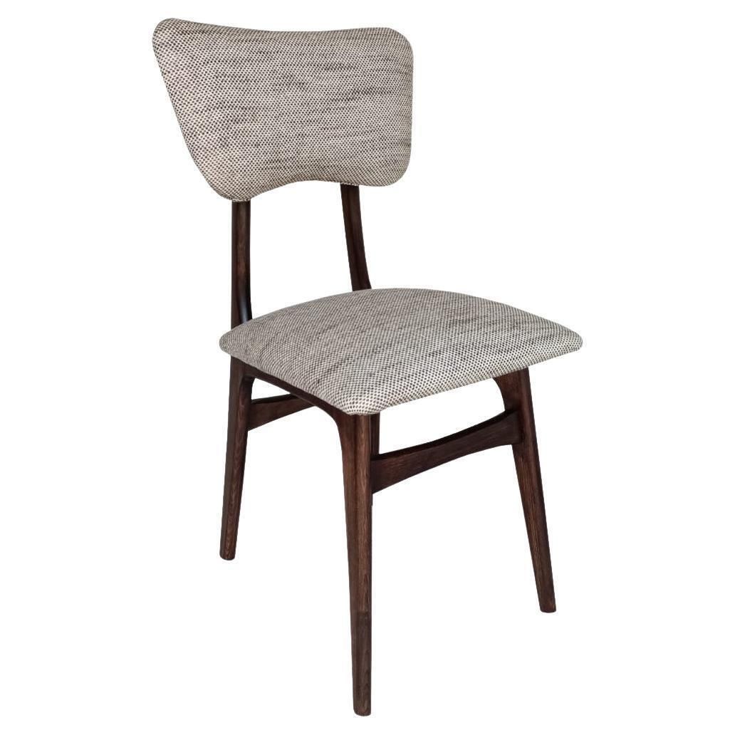 Mid Century Butterfly Dining Chair, Peony Cotton, Poland, 1960s