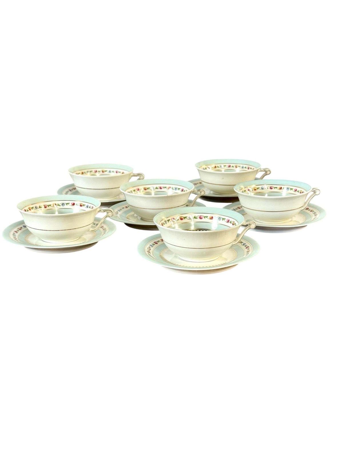 Home Decor Raynaud Limoges 23 Piece Porcelain Tea & Coffee Service With Gold Trim photo