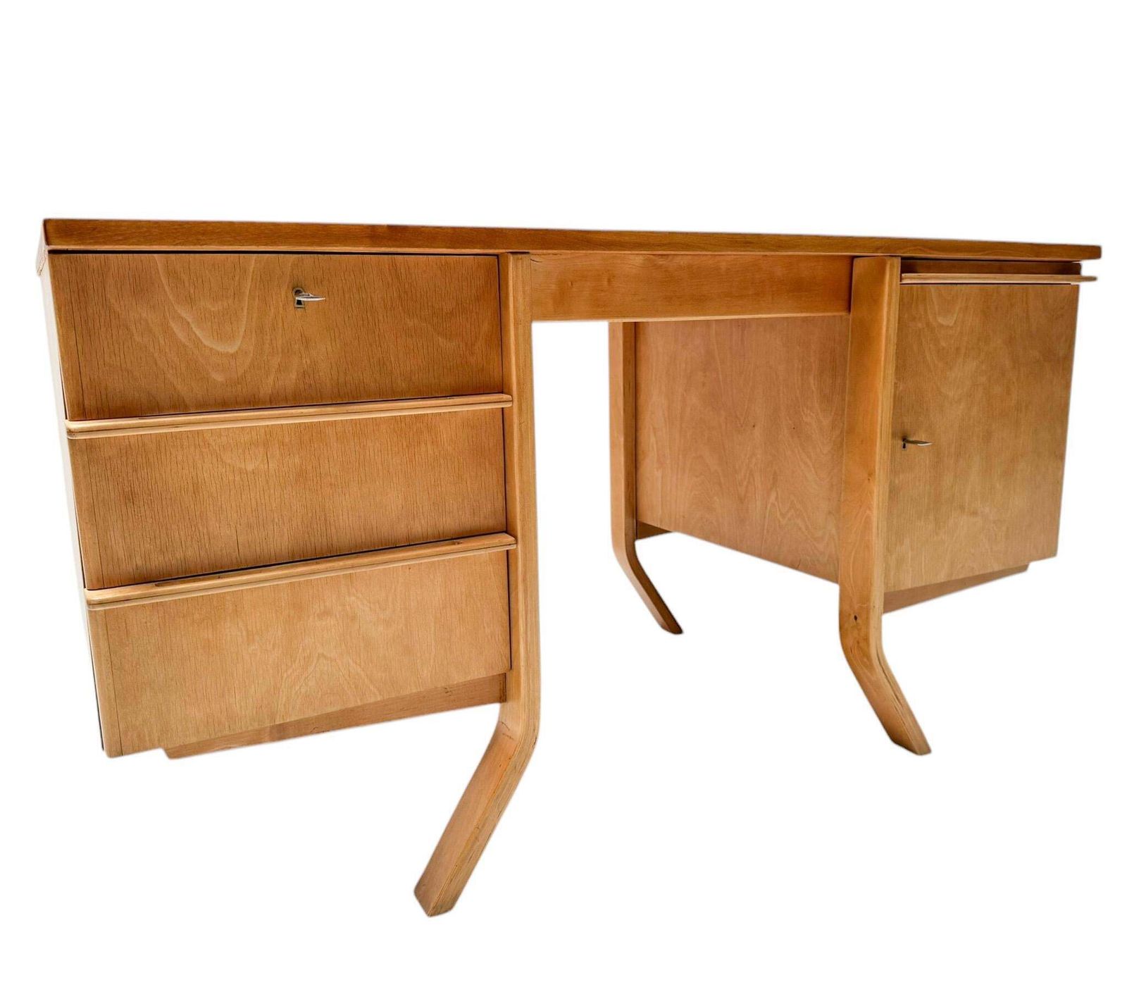 Mid Century Modern Eb04 Desk By Cees Braakman For Pastoe, 1950s photo buy