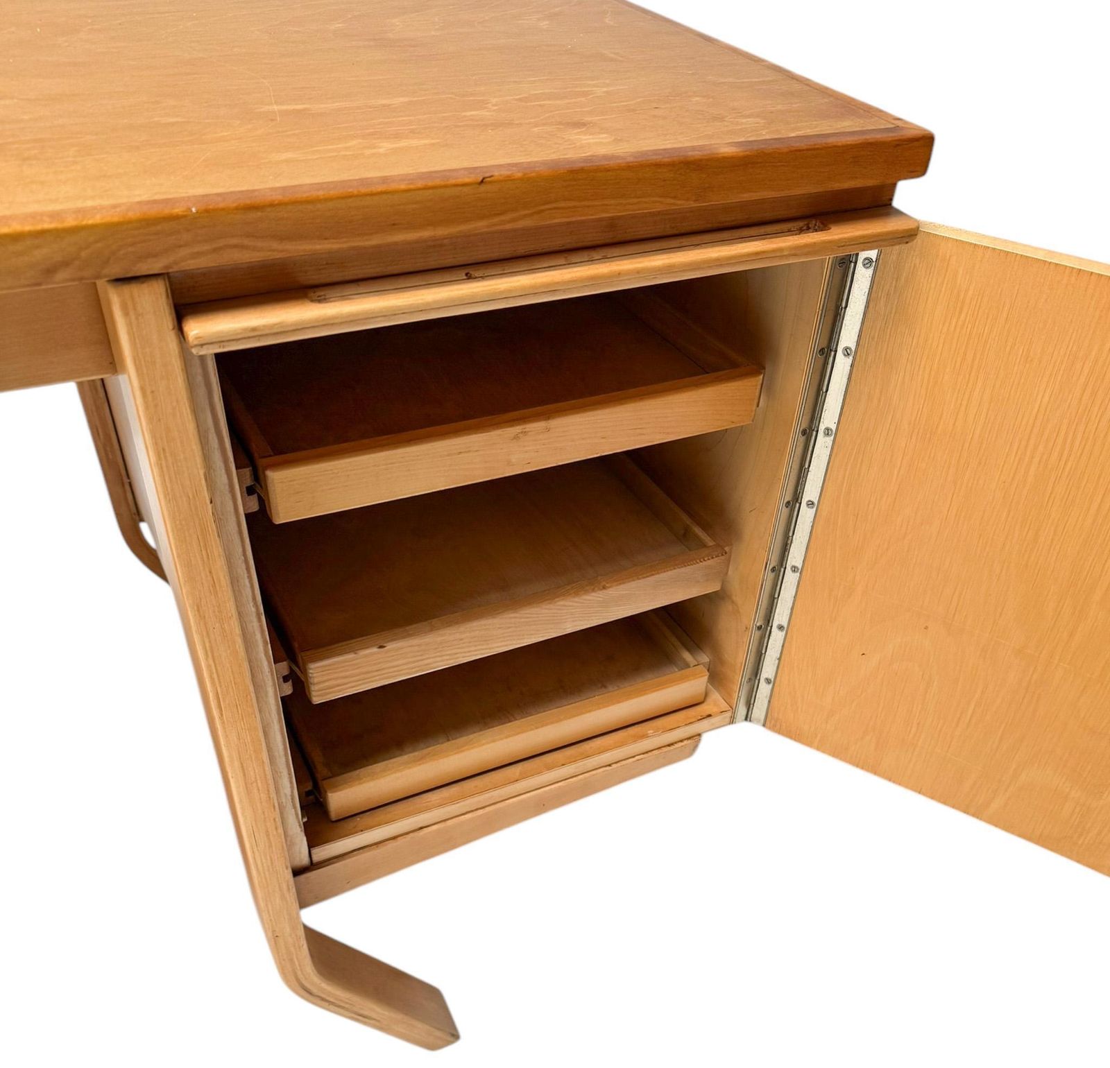 2530.0 Mid Century Modern Eb04 Desk By Cees Braakman For Pastoe, 1950s photo