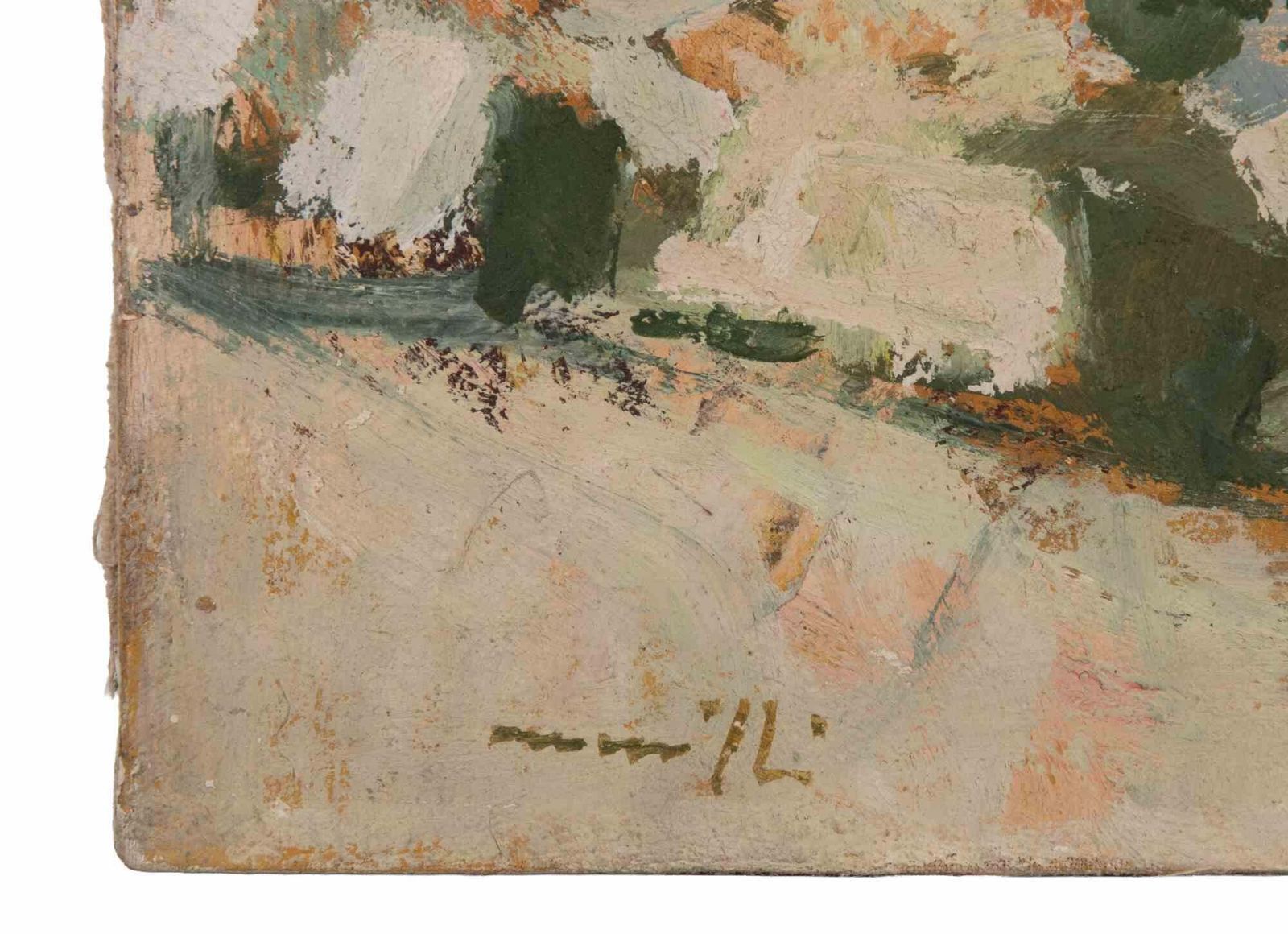Franco Marzilliseaview   Oil Painting By Franco Marzilli   1970s1970s photo Art
