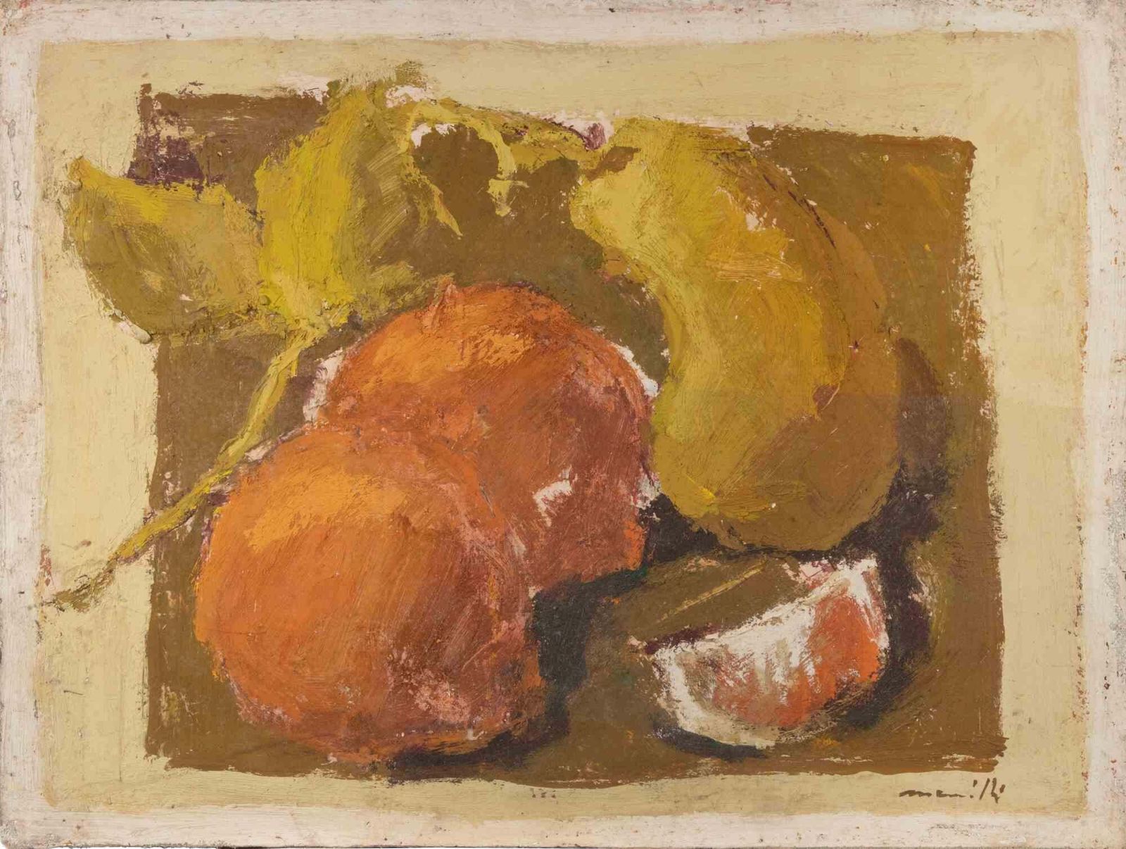 Franco Marzillistill Life   Oil Painting By Franco Marzilli   1970s1970s photo furniture