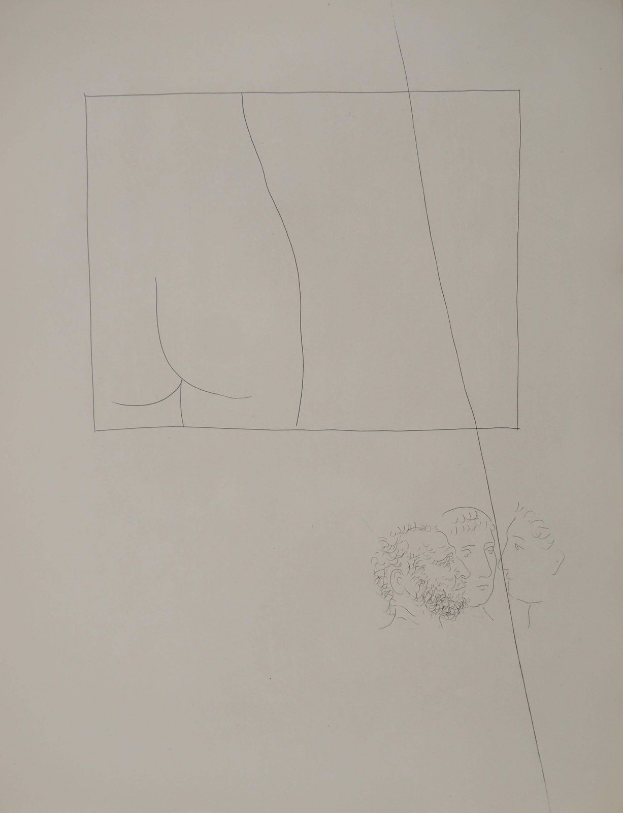 Pablo Picassométarmorphoses D'ovide, Woman's Body   Original Etching (Baer #169)1936