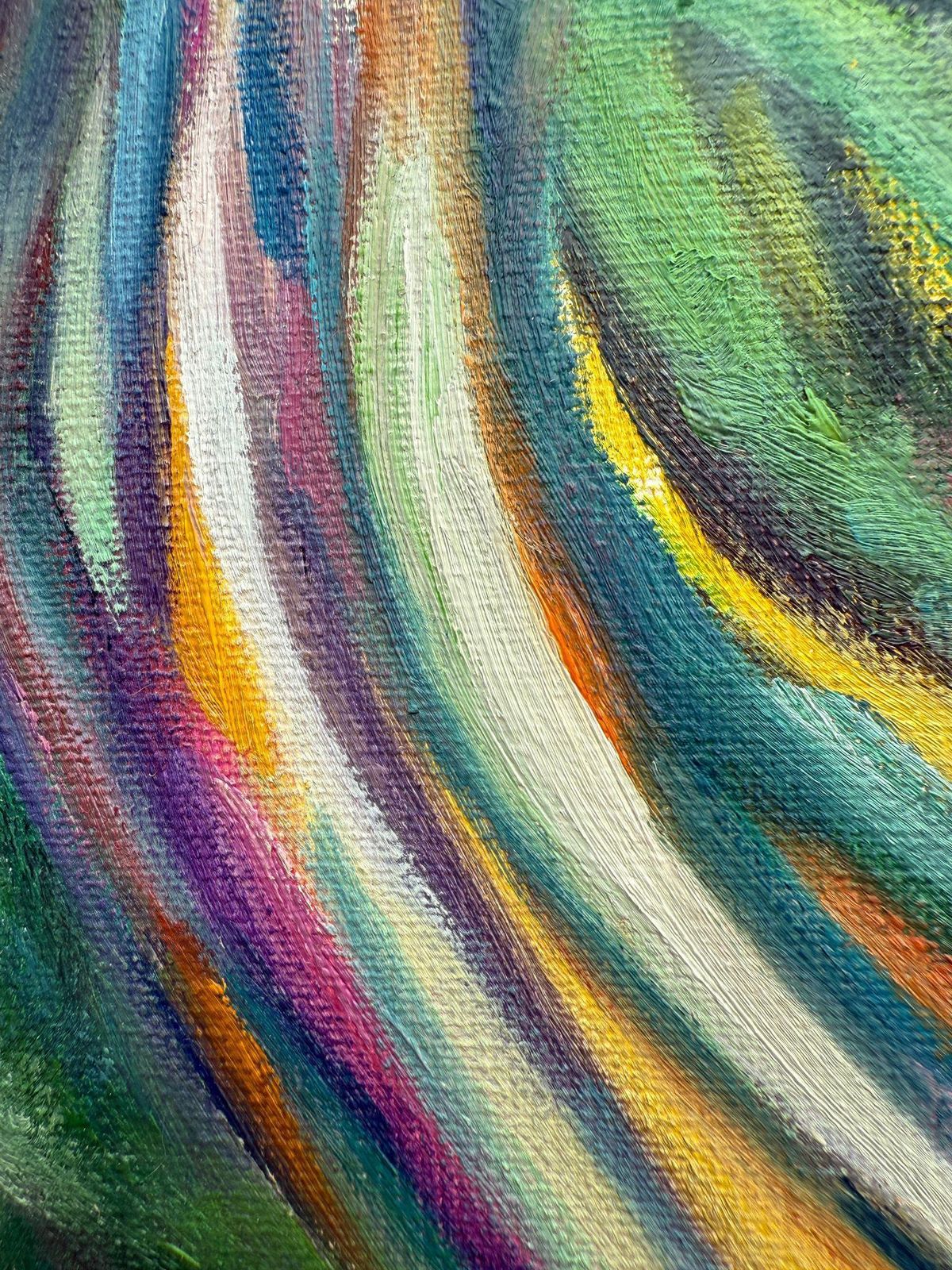 Bernadette Van Baarsen Contemporary Provençal Landscape. 'Chemin De La Chapelle'.2023 photo 1775.0