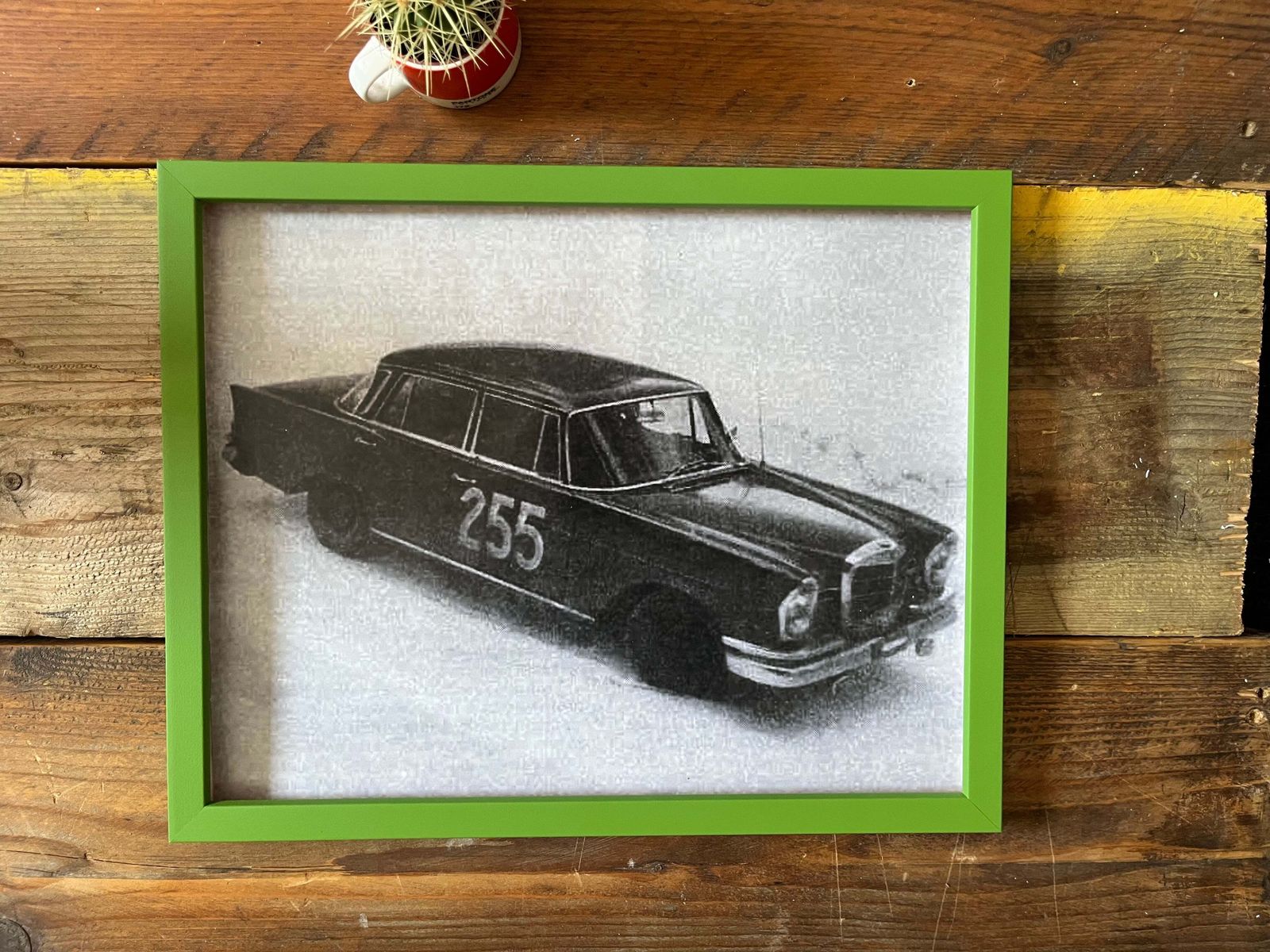 Mercedes Vintage Monte Carlo Rally Poster 1963