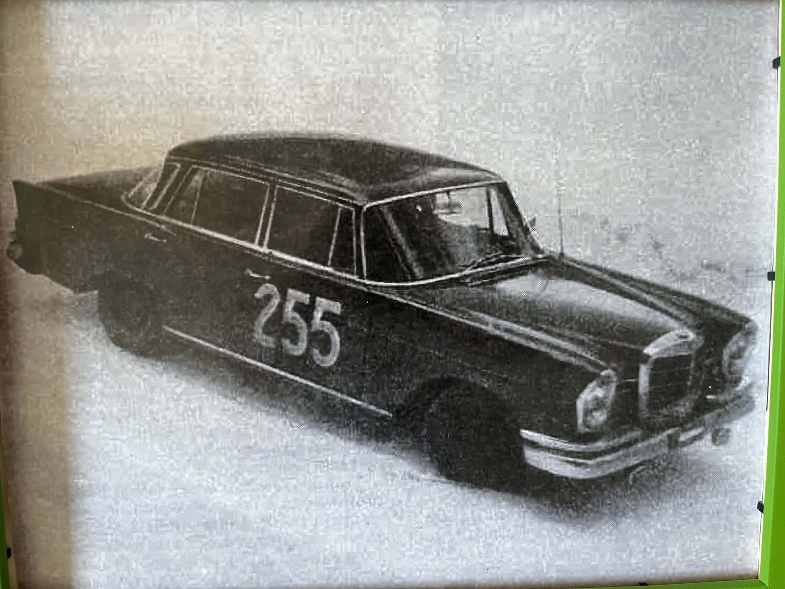 Mercedes Vintage Monte Carlo Rally Poster 1963 photo 56.0