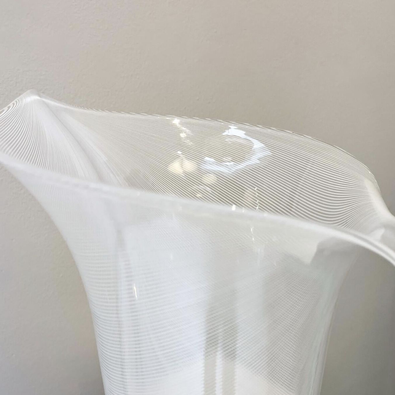 Murano Glass Vase By Tyra Lundgren For Venini, Italy, 1986 photo Home Decor