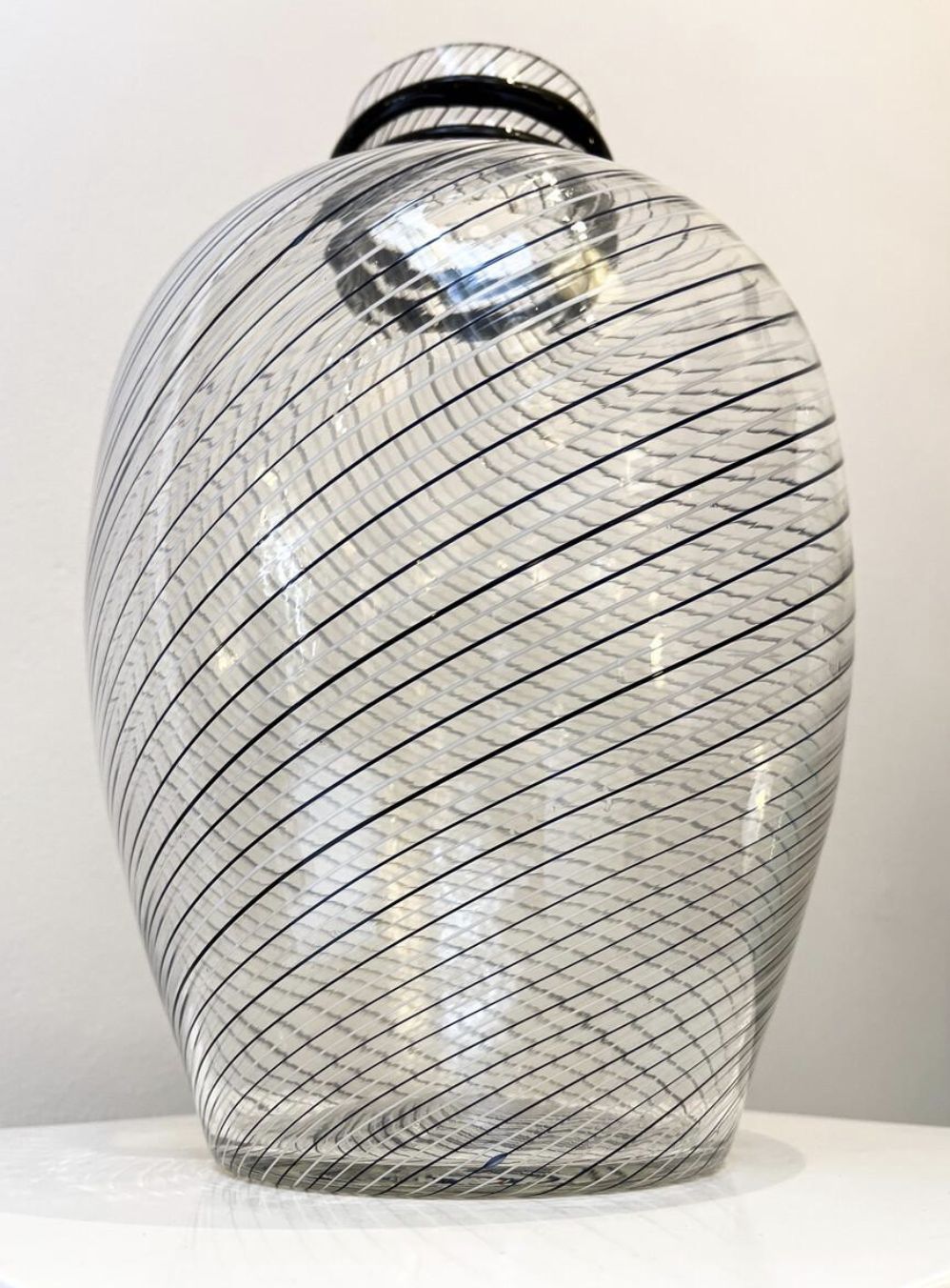 Murano Glass Vase By Fratelli Toso, 1980s photo vinterior