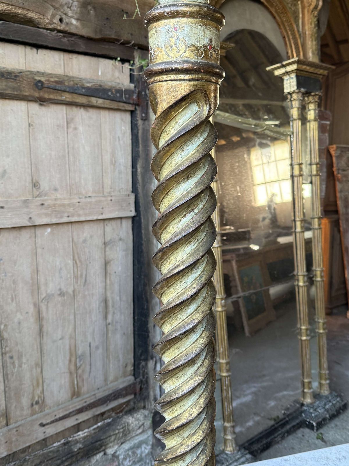 Italian Florentine Wooden Stand photo for sale
