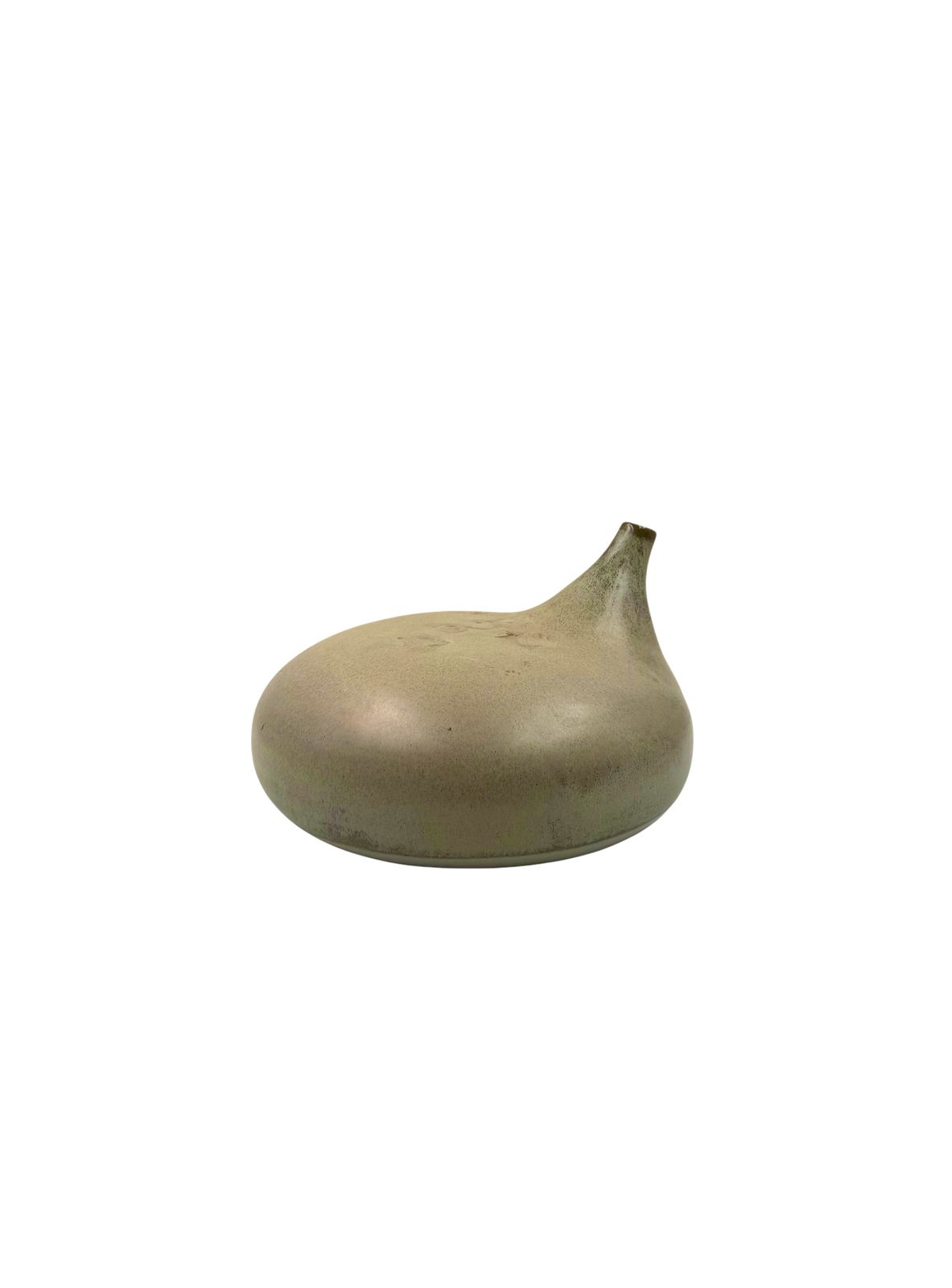 photo vintage Mid Century Organic Modern Gres Vase, Franco Bucci Italy Ca. 1970