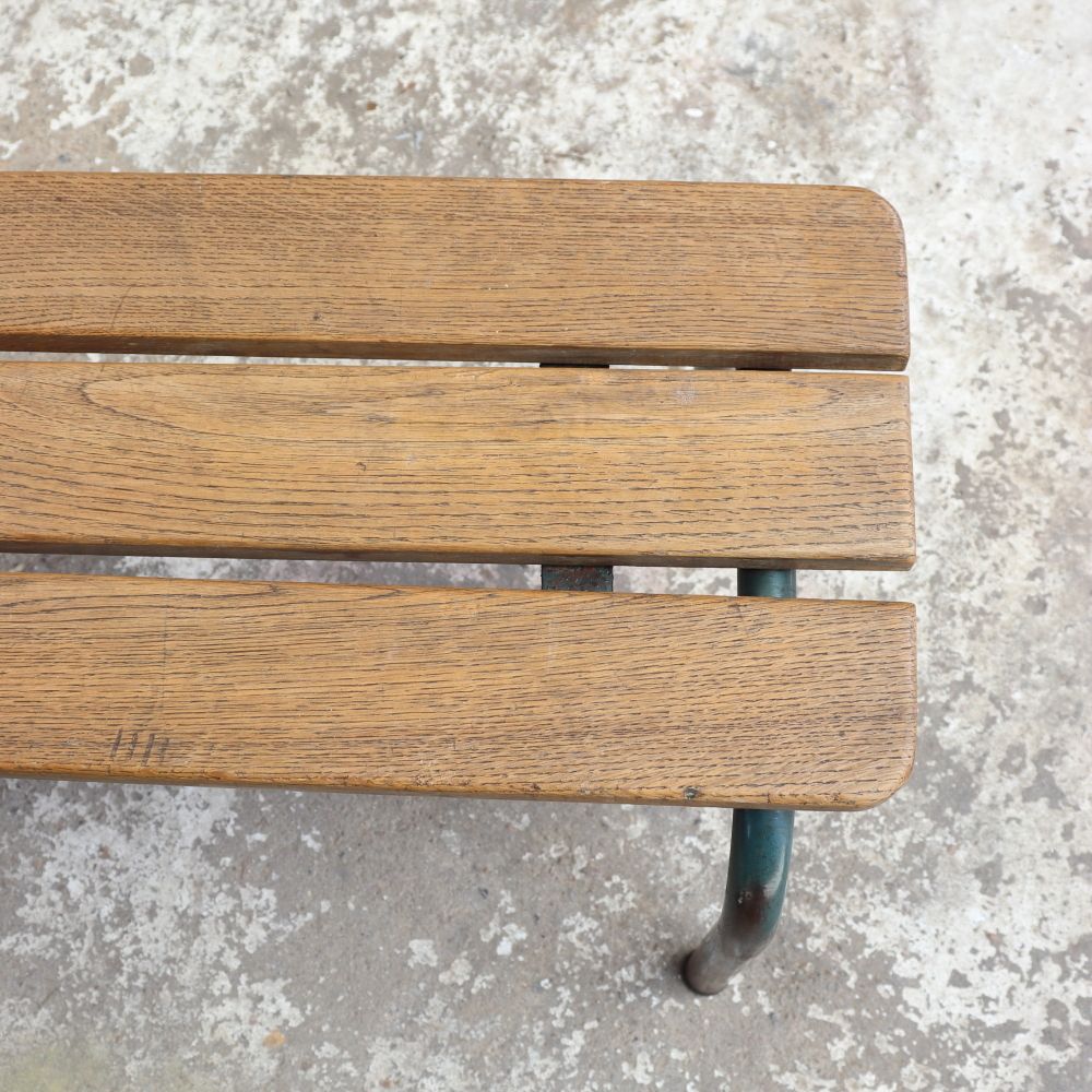 Vintage Stella Children's French School Bench photo vinterior