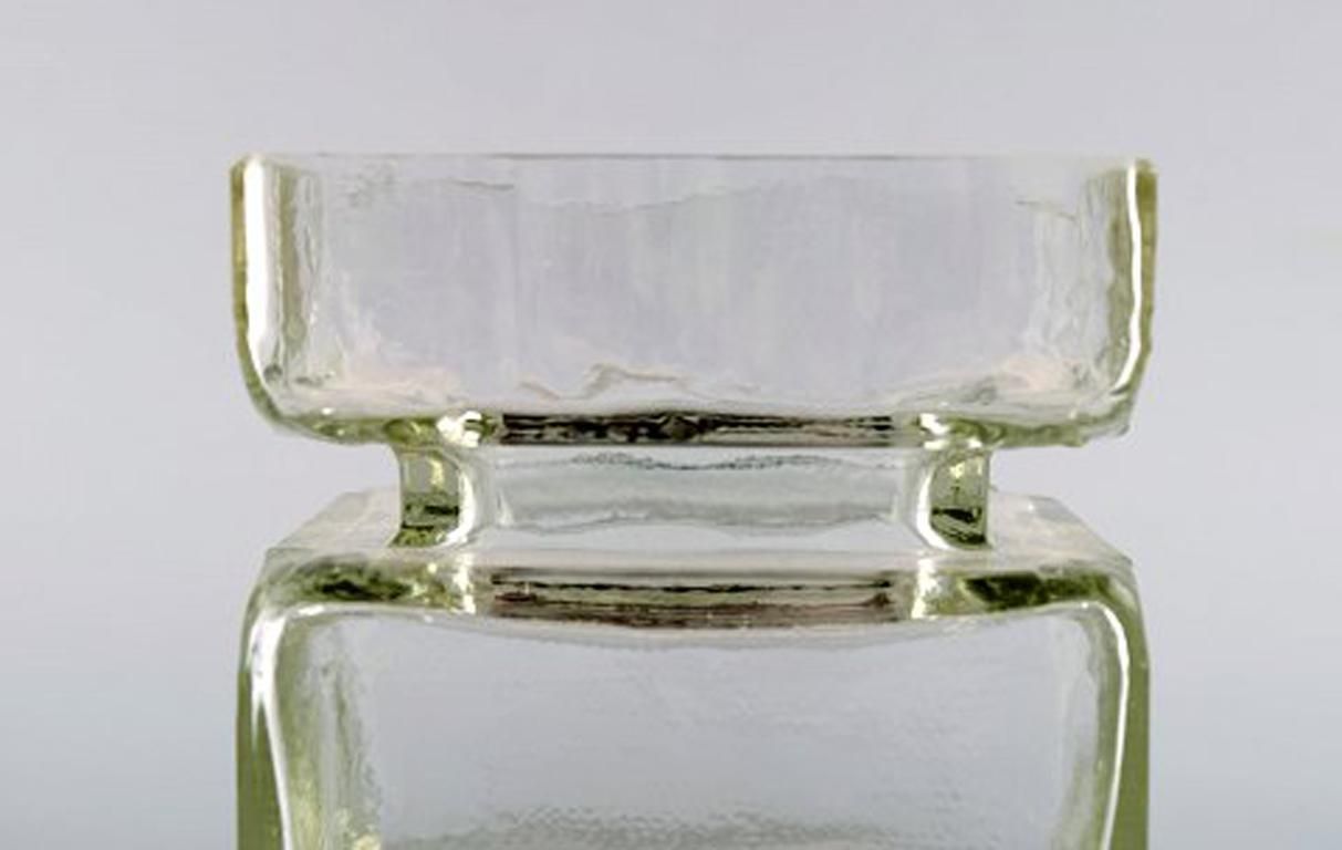 Helena Tynell For Riihimäen Lasi Oy. 3 Vases In Mouth Blown Art Glass photo Home Decor