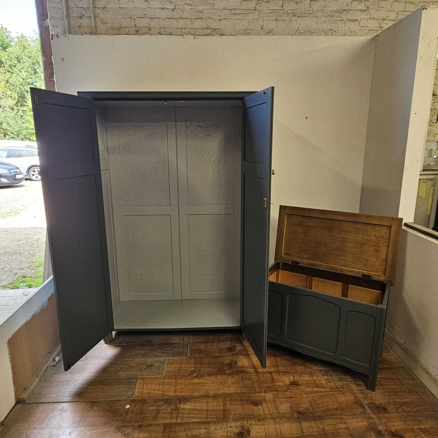 Vintage Wardrobe – Mid Grey With Timeless Simplicity photo furniture