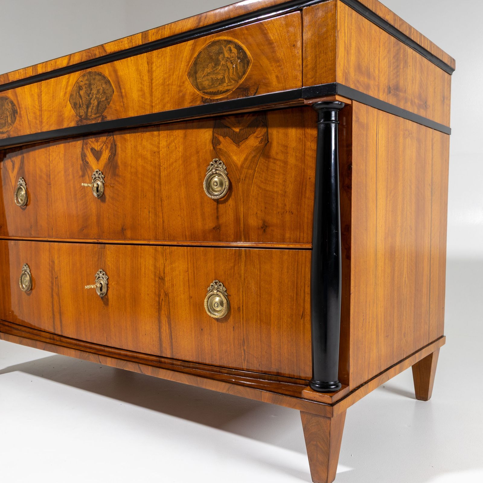 Ladekast Met Transferdecoratie, Zuid Duitsland, Ca. 1820 photo 4165.0