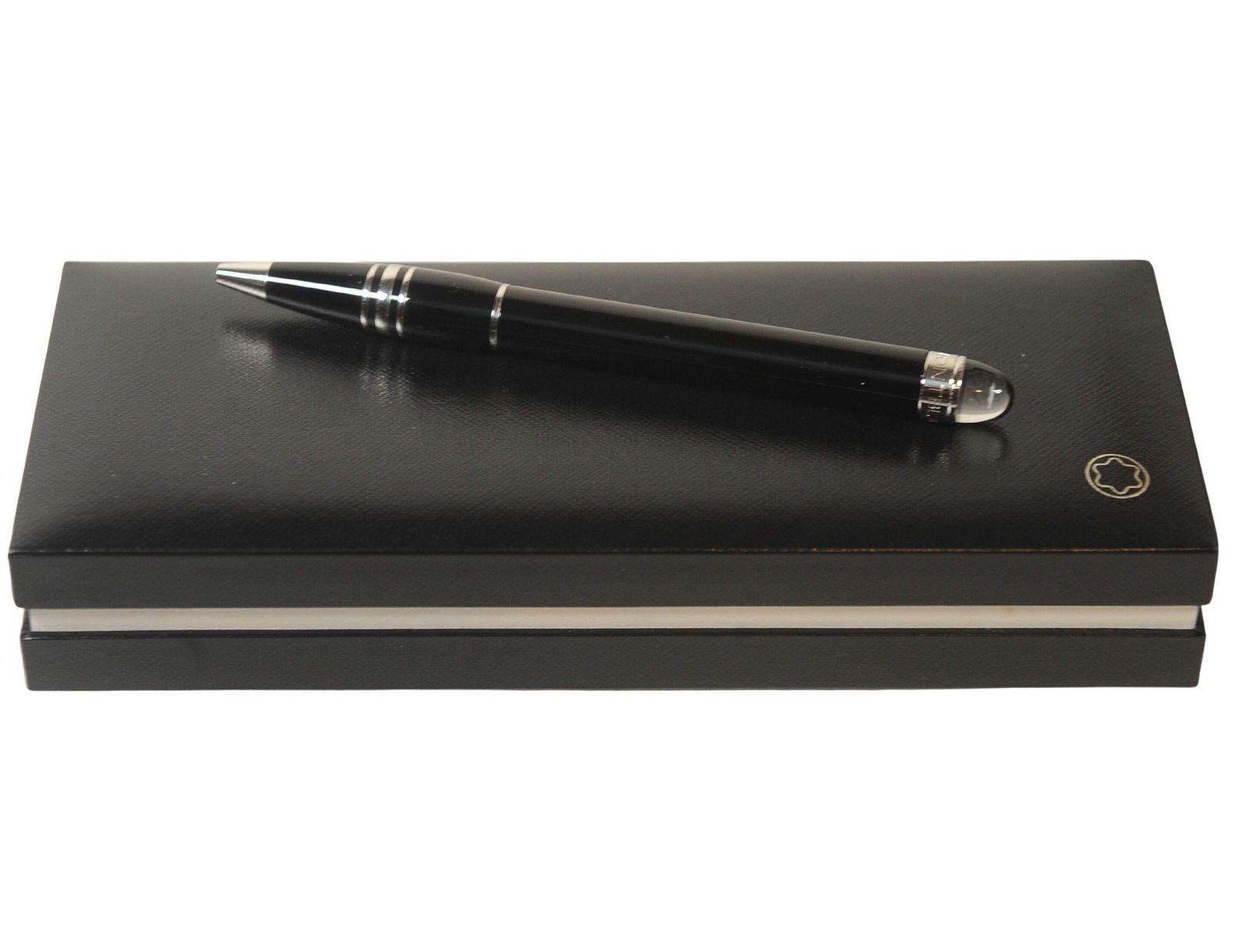 Montblanc Starwalker Black Resin Ballpoint Pen With Original Box & Papers 2005 photo buy