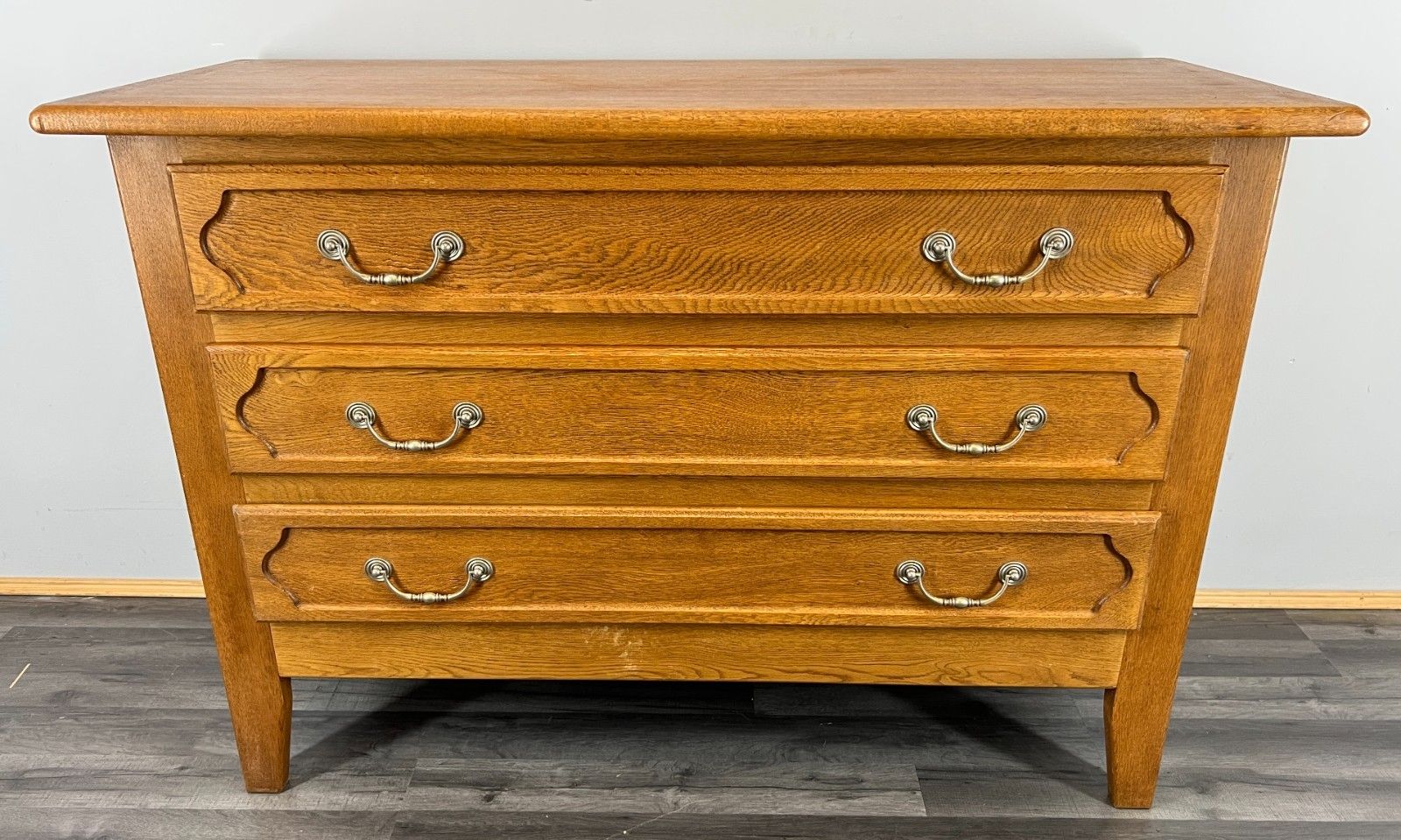 Chest Of Drawers Vintage French Style Oak Cabinet Cupboard Sideboard  – Lot 4124 photo furniture